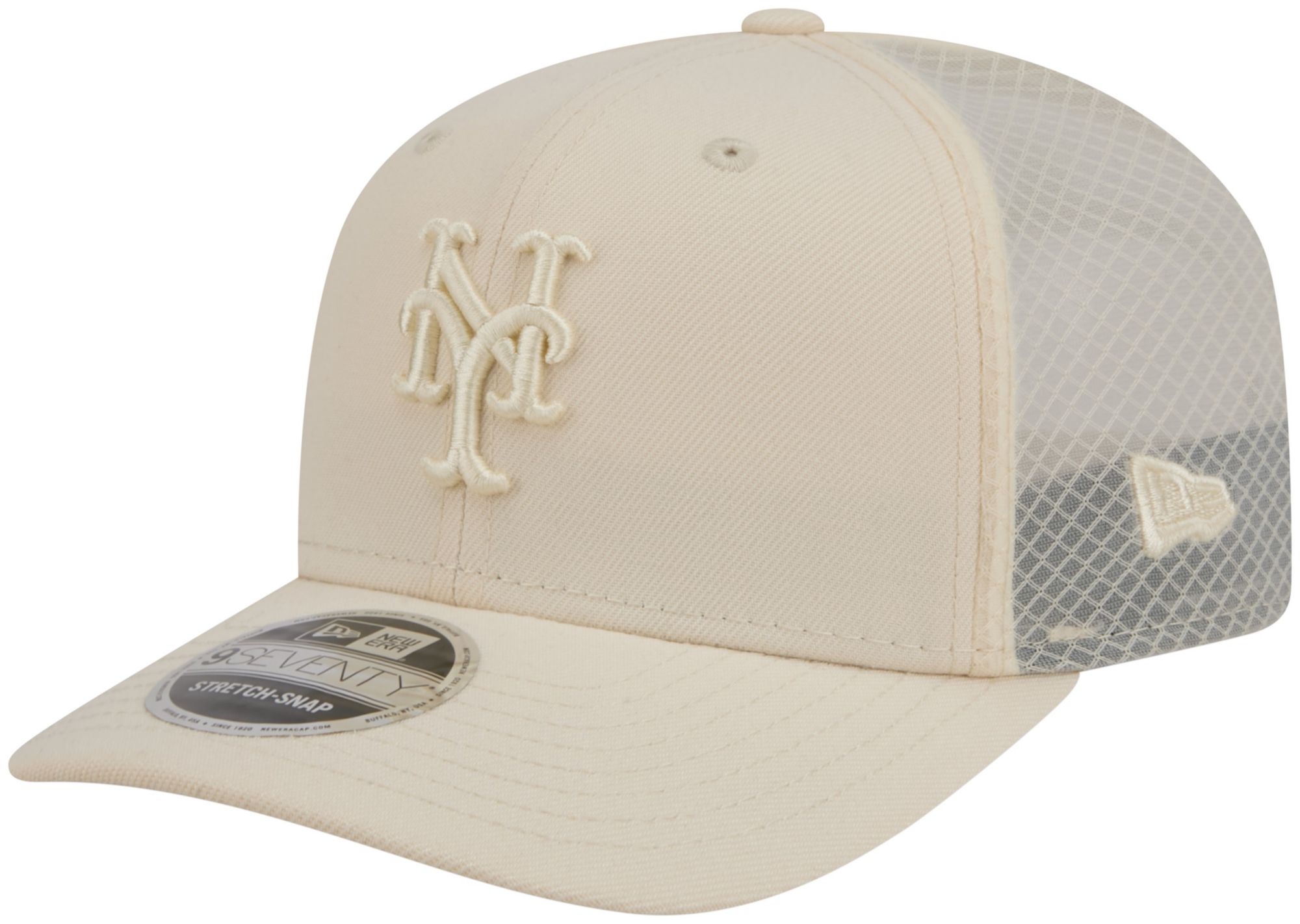New Era Adult New York Mets Cream Color Pack 9Seventy Adjustable Hat