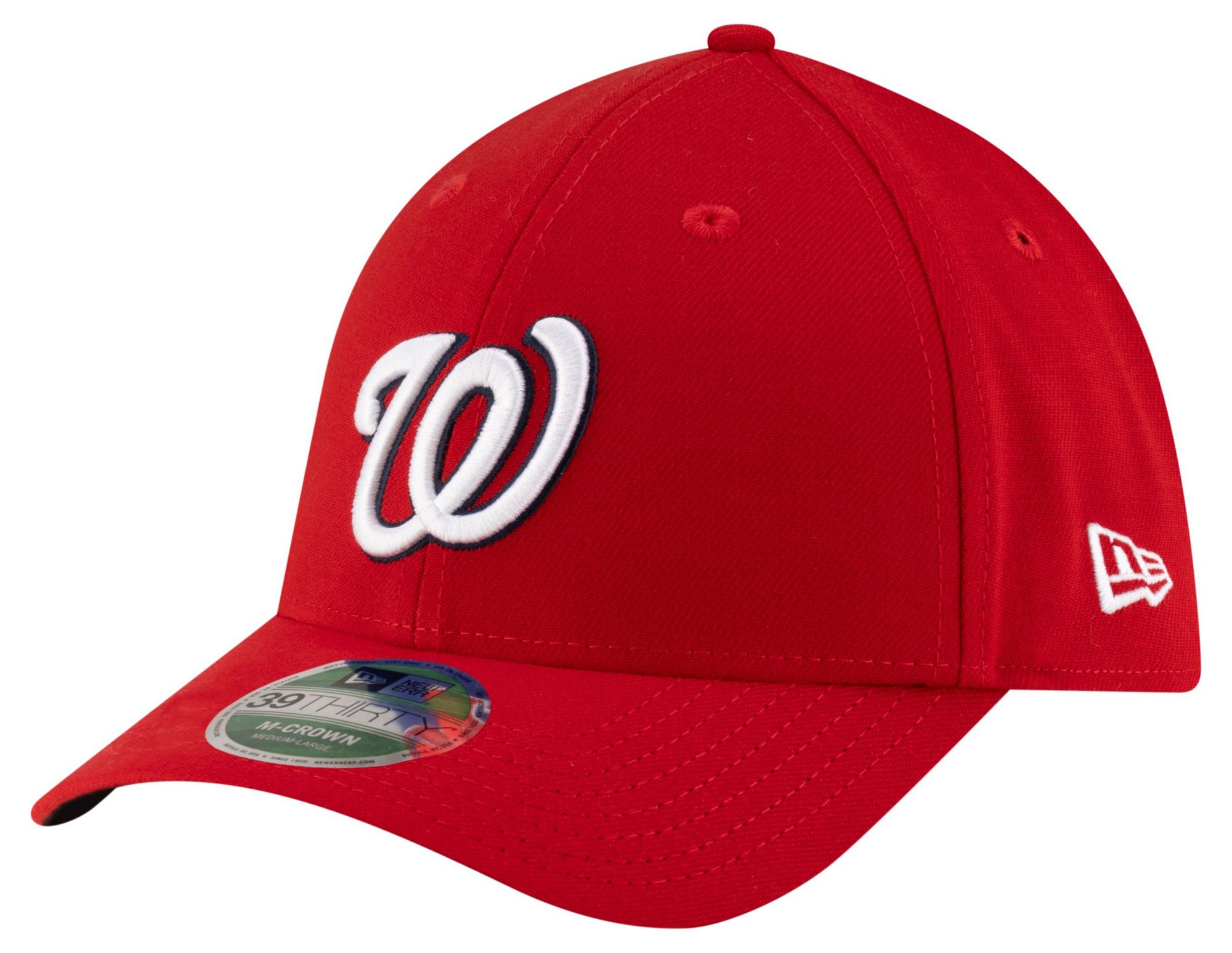 New Era Adult Washington Nationals Red Game 39Thirty Replica Player Hat