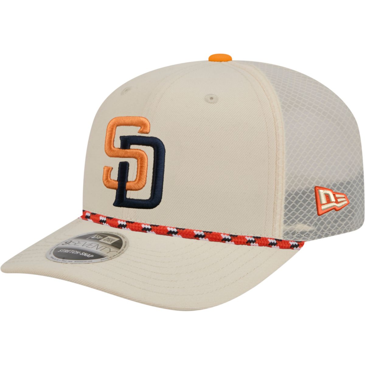 New Era Adult San Diego Padres Brown 19Twenty Stacked Adjustable