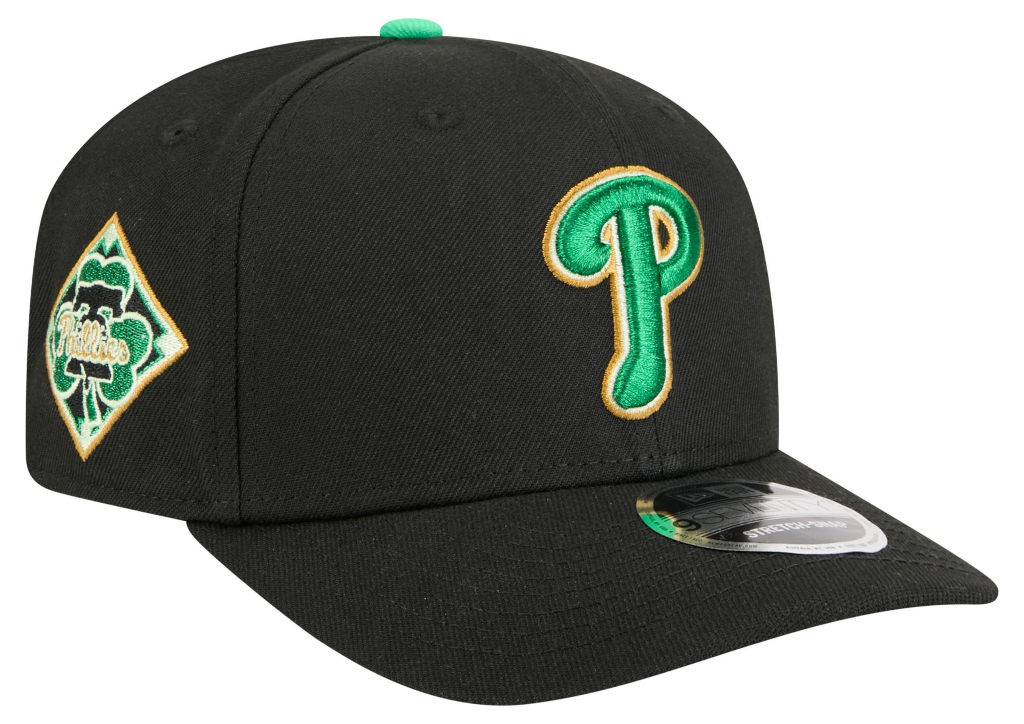 New Era Adult Philadelphia Phillies Black 9Seventy 2026 St. Patrick's Day Hat