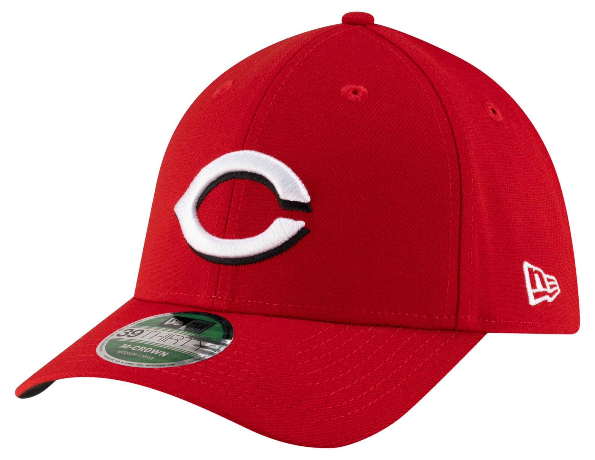 New Era Adult Cincinnati Reds Red Home 39Thirty Replica Player Hat