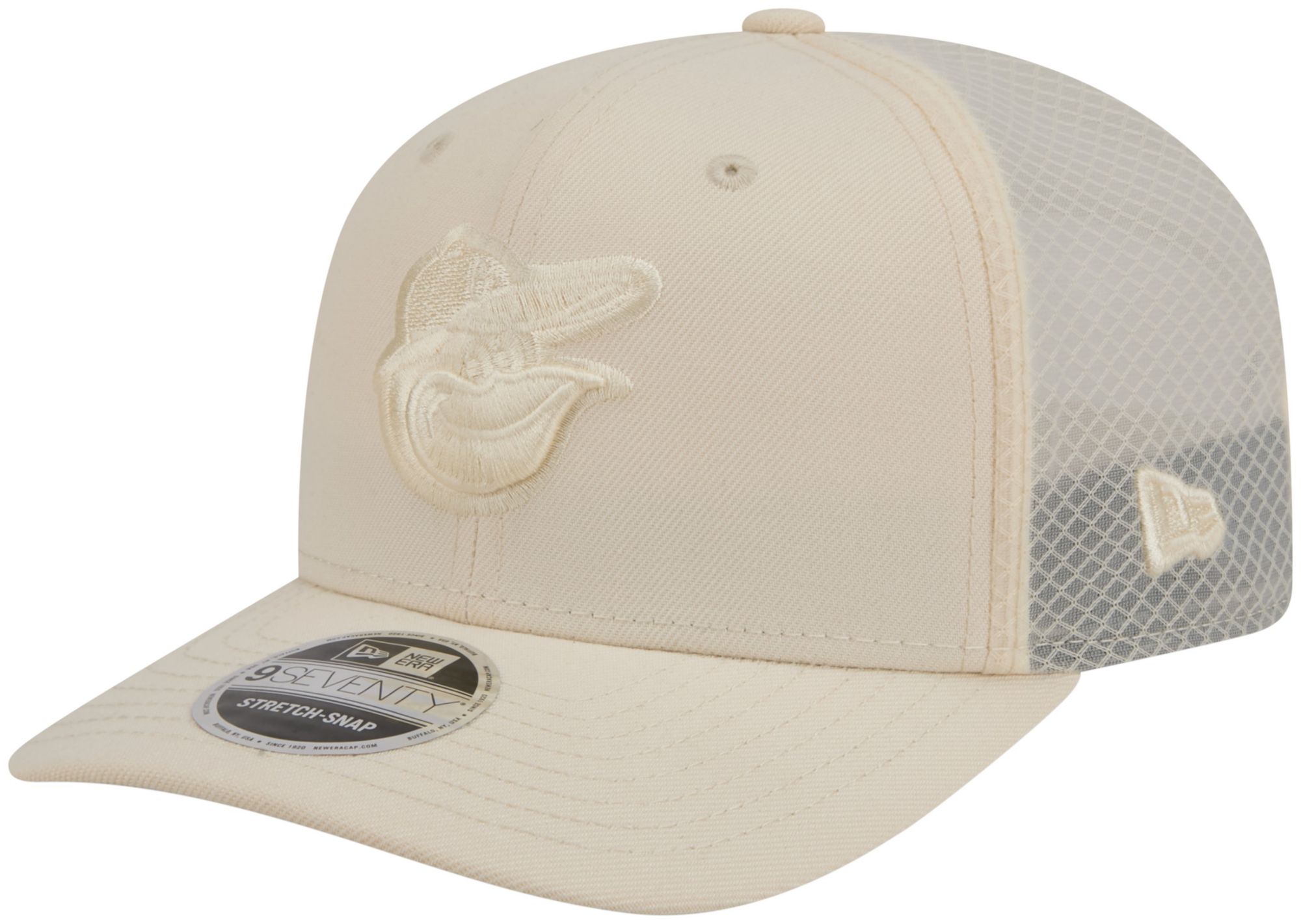 New Era Adult Baltimore Orioles Cream Color Pack 9Seventy Adjustable Hat