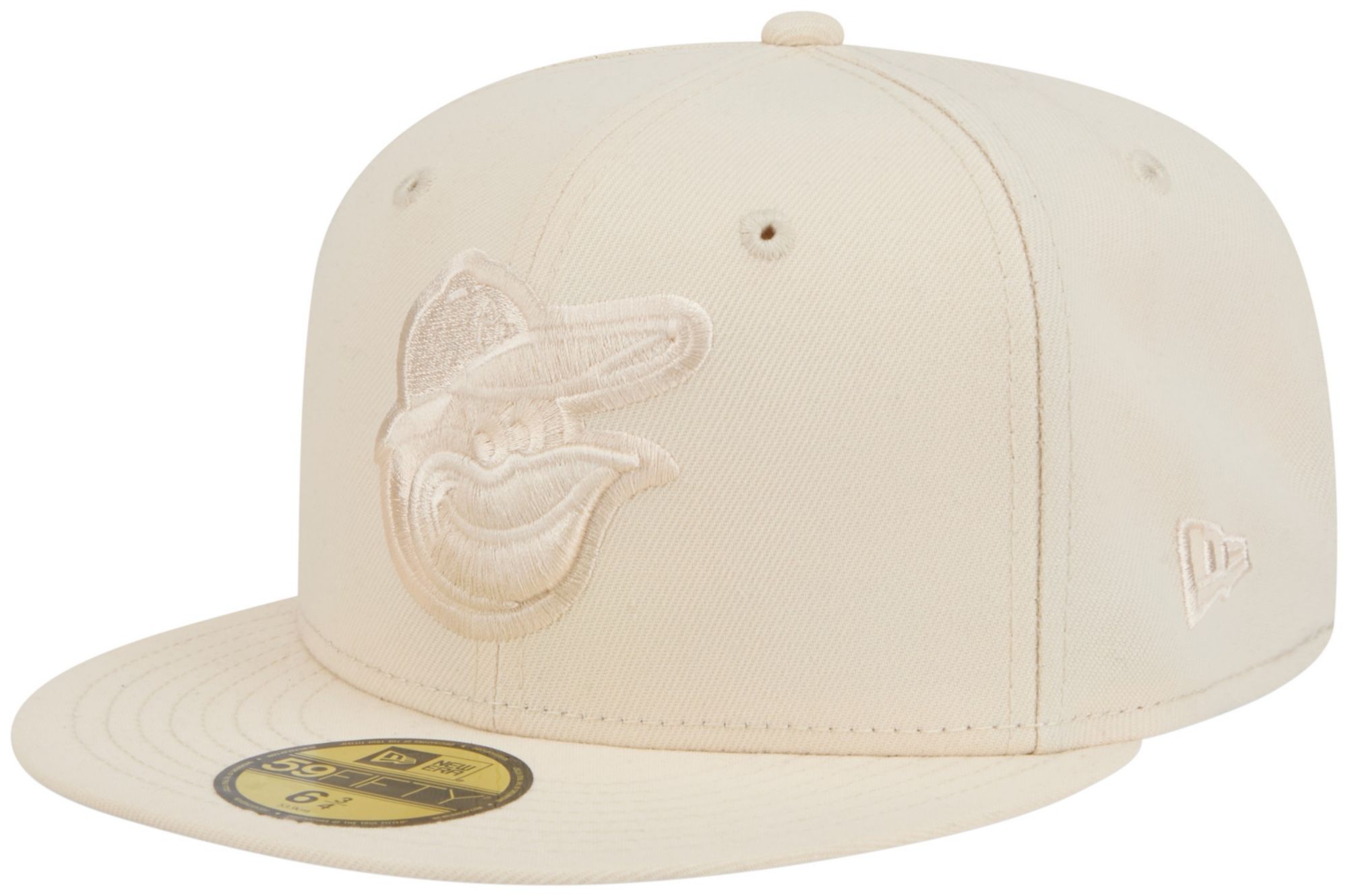 New Era Adult Baltimore Orioles Cream Color Pack 59Fifty Fitted Hat