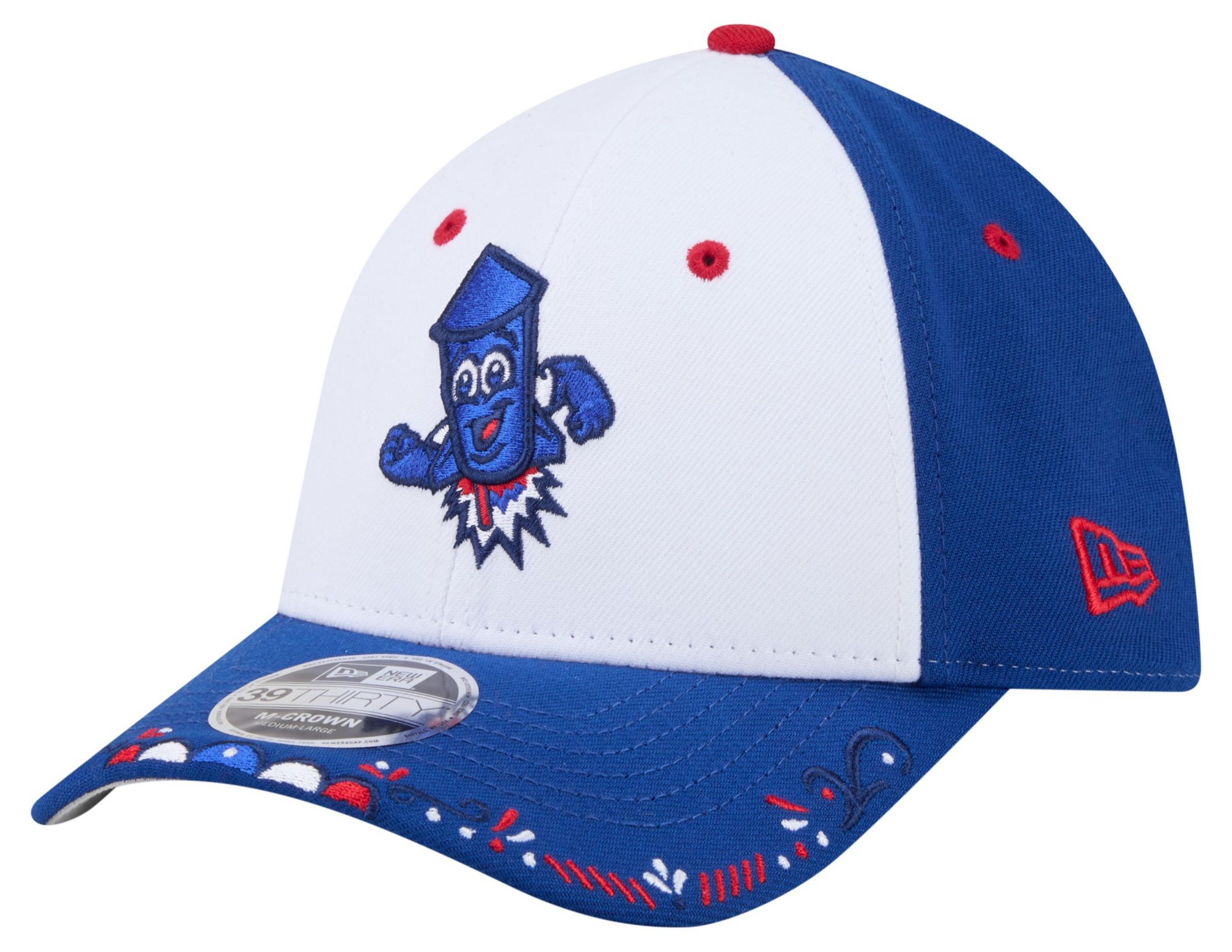 New Era Adult Pawtucket Red Sox Blue Copa 39Thirty Adjustable Hat