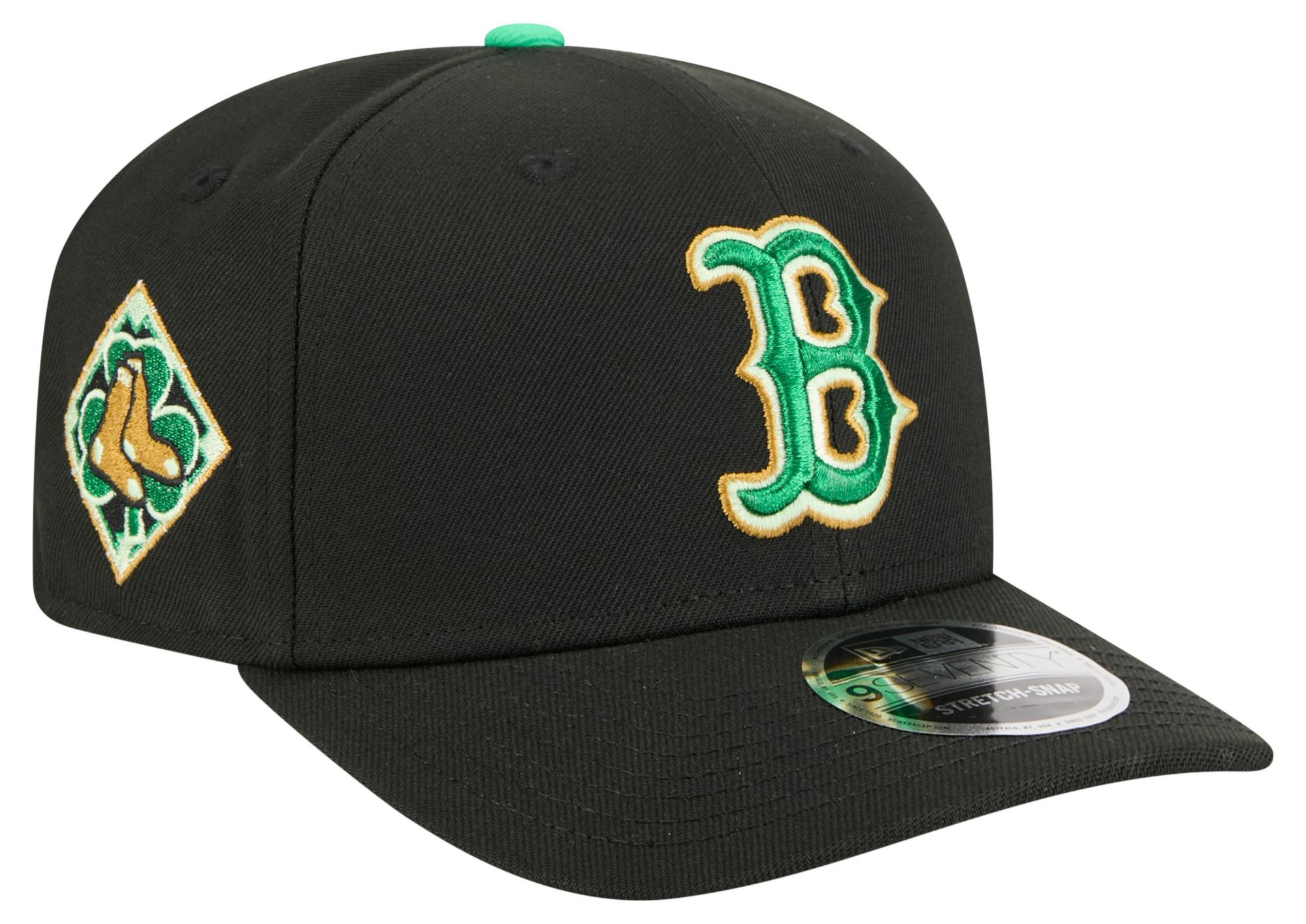 New Era Adult Boston Red Sox Black 9Seventy 2026 St. Patrick's Day Hat