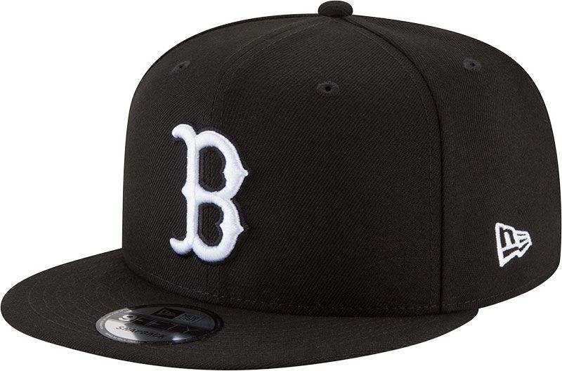 New Era Adult Boston Red Sox Black 9Fifty Basic Adjustable Hat