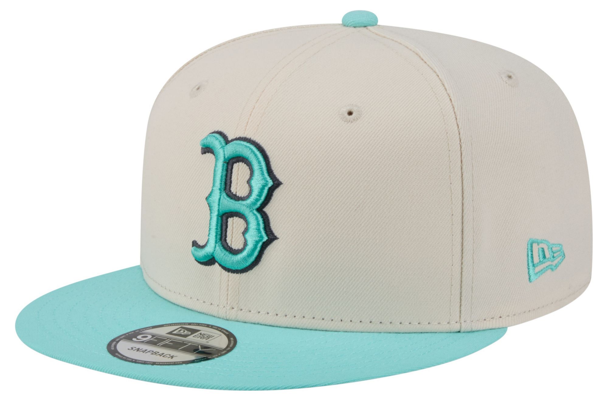 New Era Adult Boston Red Sox Cream Two Tone Color Pack 9Fifty Adjustable Hat