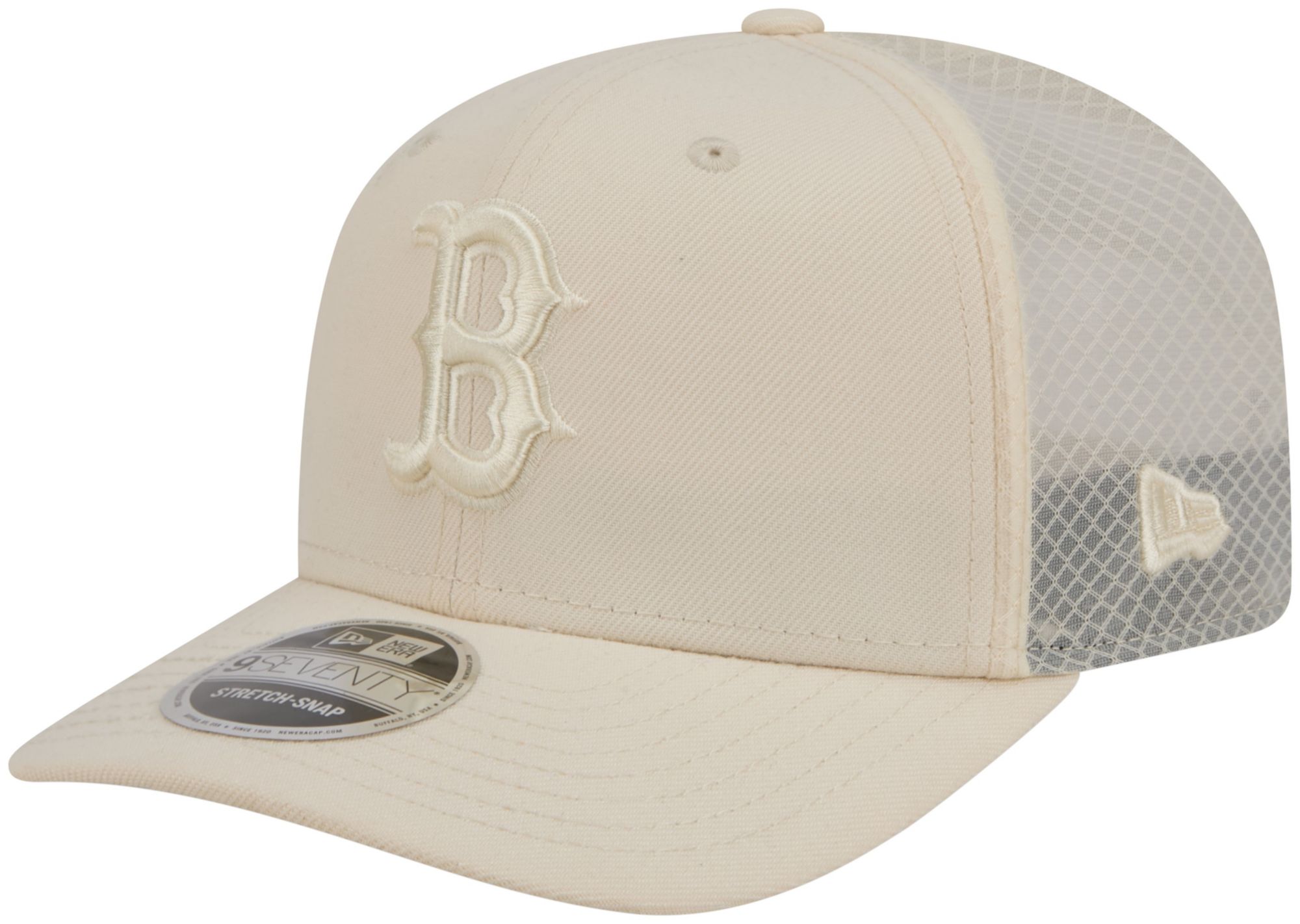 New Era Adult Boston Red Sox Cream Color Pack 9Seventy Adjustable Hat