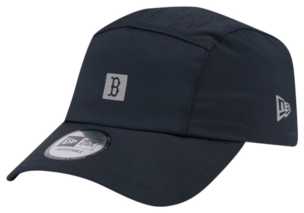 New Era Adult Boston Red Sox Navy Reflective Adjustable Runner Hat