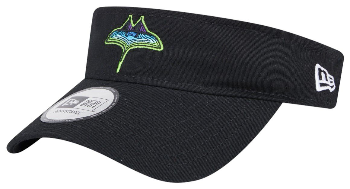 New Era Adult Tampa Bay Rays Black Logo Visor
