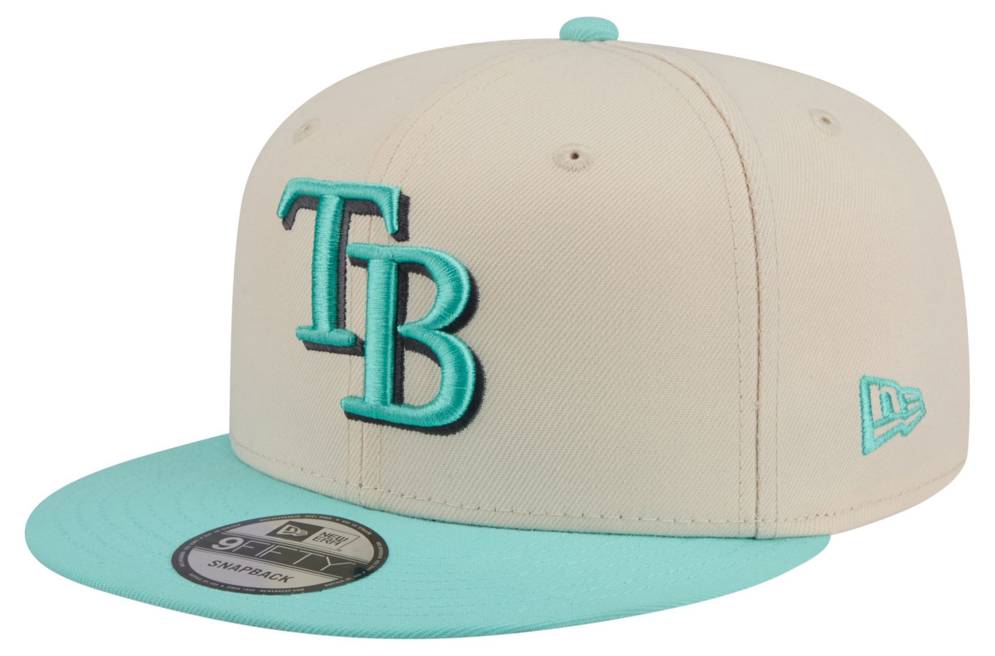 New Era Adult Tampa Bay Rays Cream Two Tone Color Pack 9Fifty Adjustable Hat