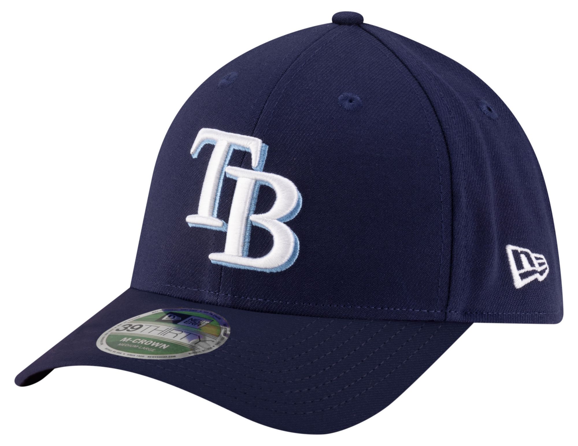 New Era Adult Tampa Bay Rays Navy Game 39Thirty Replica Player Hat