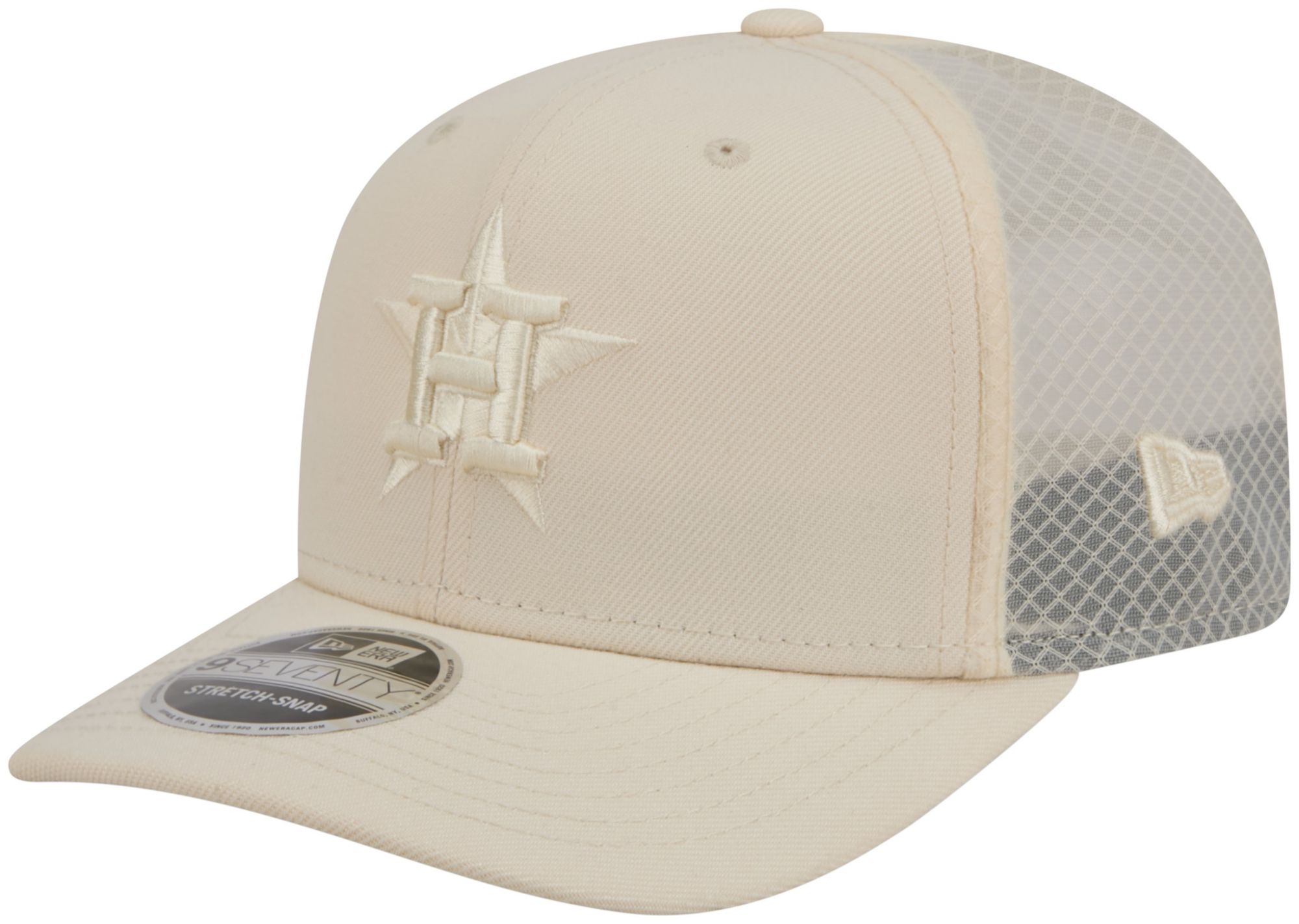 New Era Adult Houston Astros Cream Color Pack 9Seventy Adjustable Hat