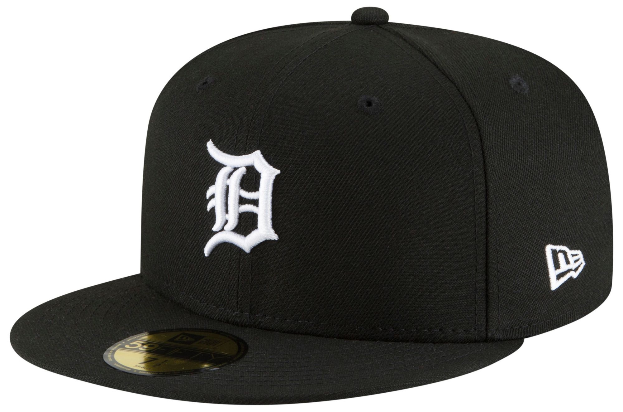 New Era Adult Detroit Tigers Black 59Fifty Basic Fitted Hat