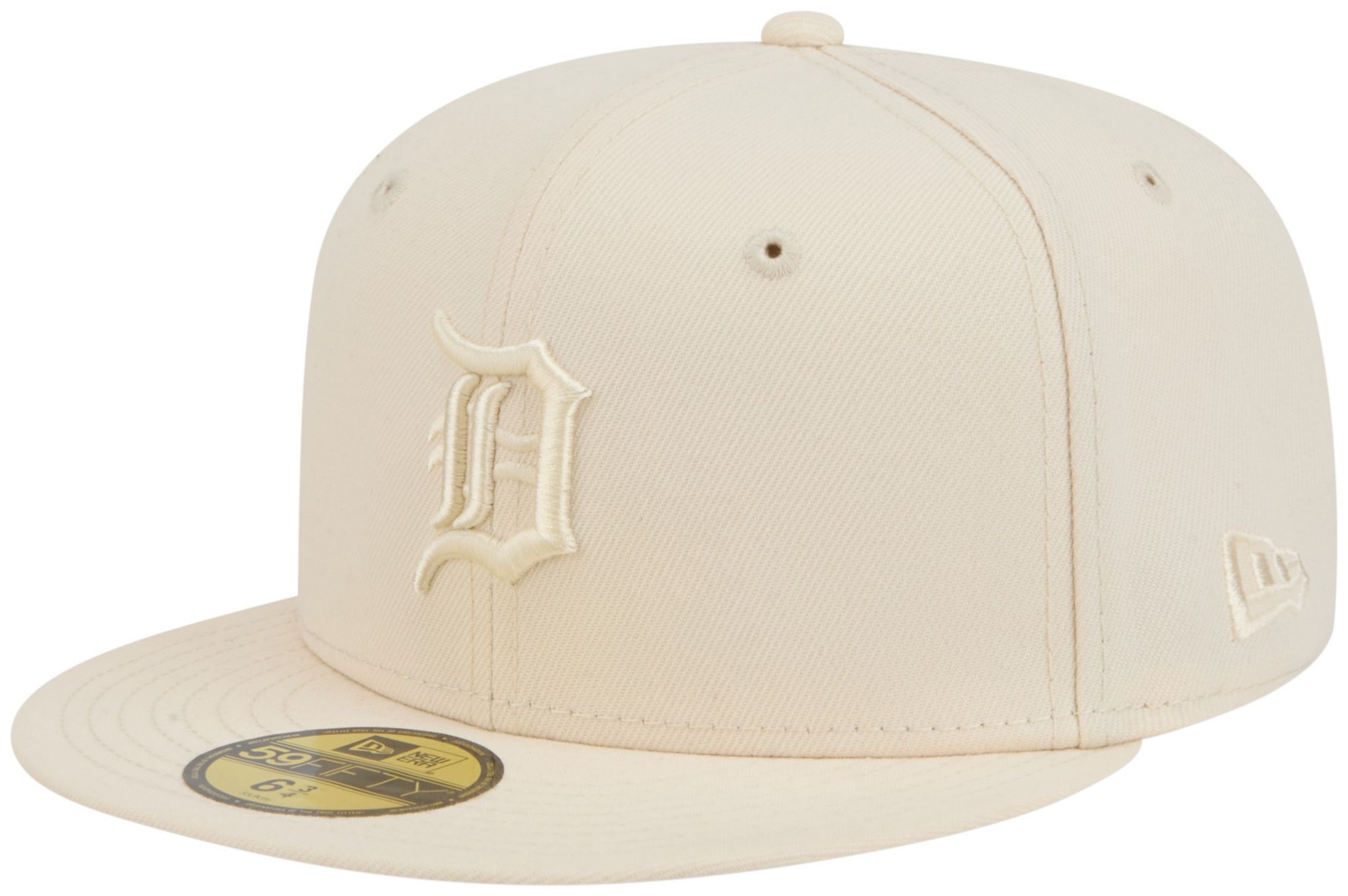 New Era Adult Detroit Tigers Cream Color Pack 59Fifty Fitted Hat