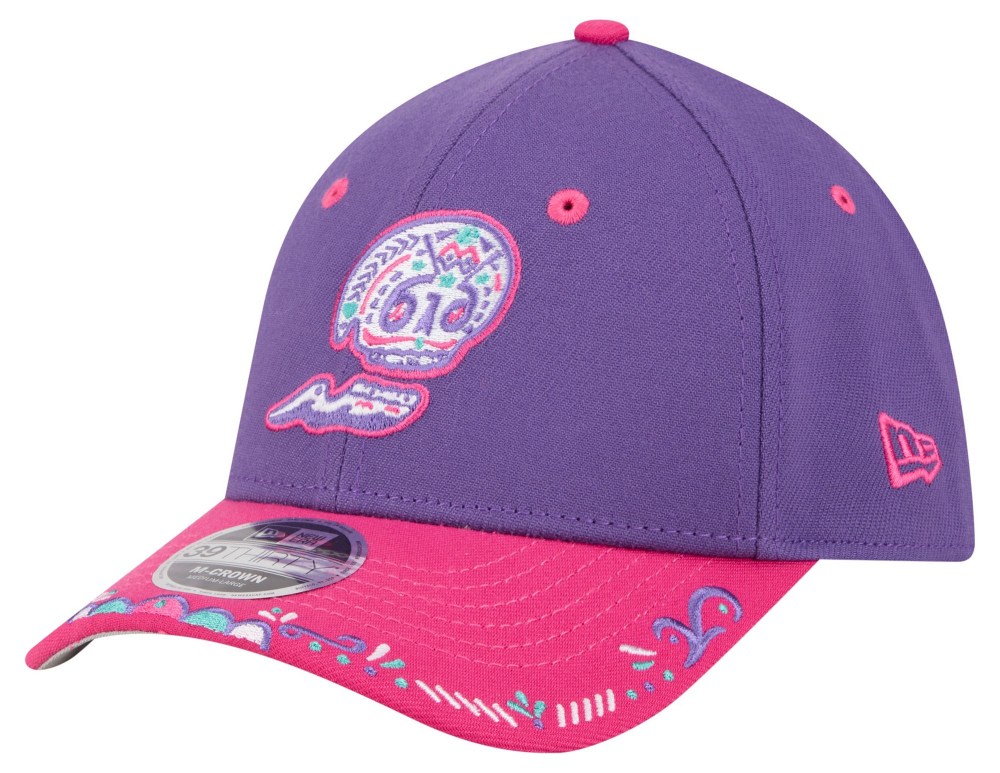 New Era Adult West Michigan Whitecaps Purple Copa 39Thirty Adjustable Hat