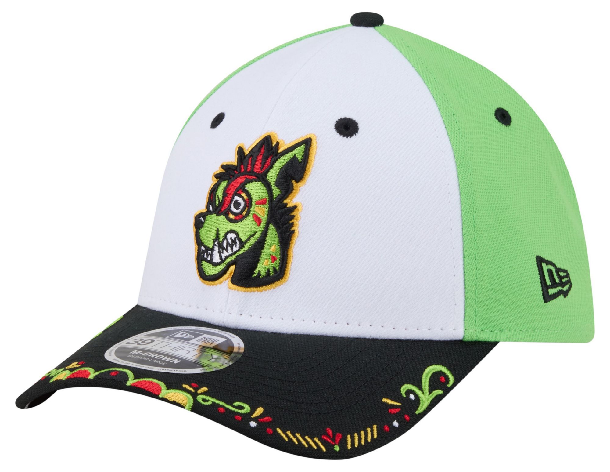 New Era Adult Round Rock Express Green Copa 39Thirty Adjustable Hat