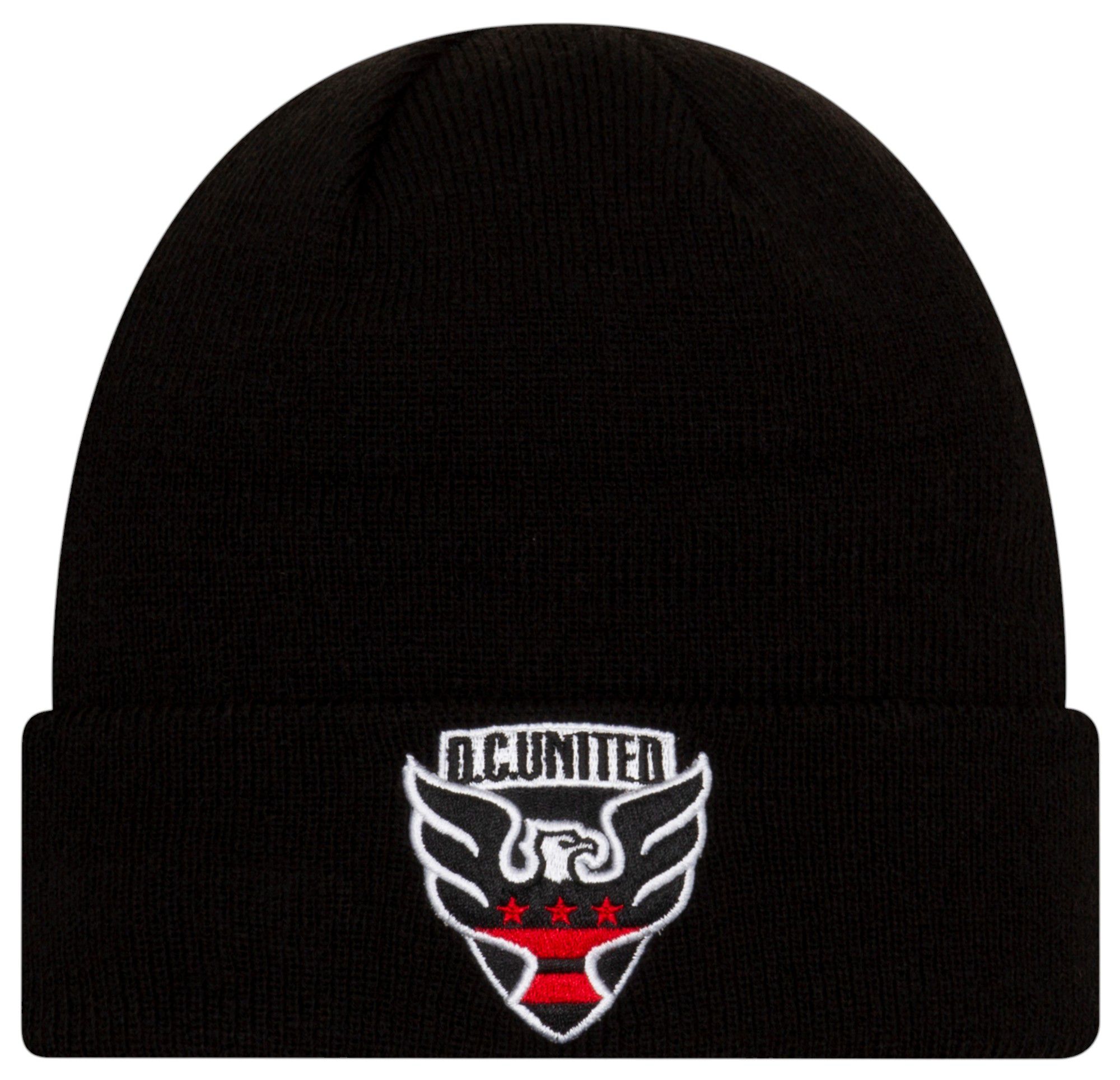 New Era Adult D.C. United Black Cuffed Knit Beanie