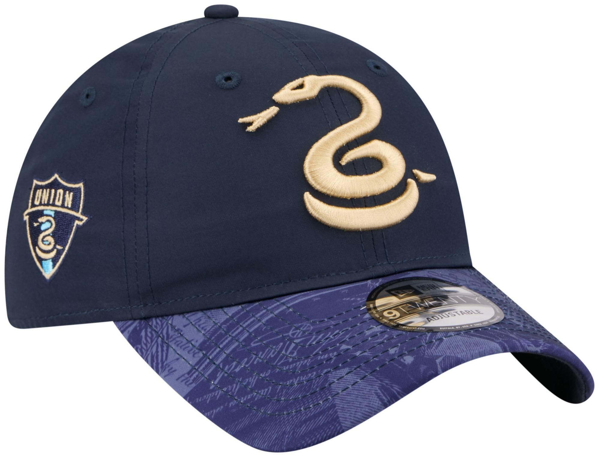 New Era Adult Philadelphia Union 2026 9Twenty '1776 Kit' Jersey Hook Secondary Adjustable Hat