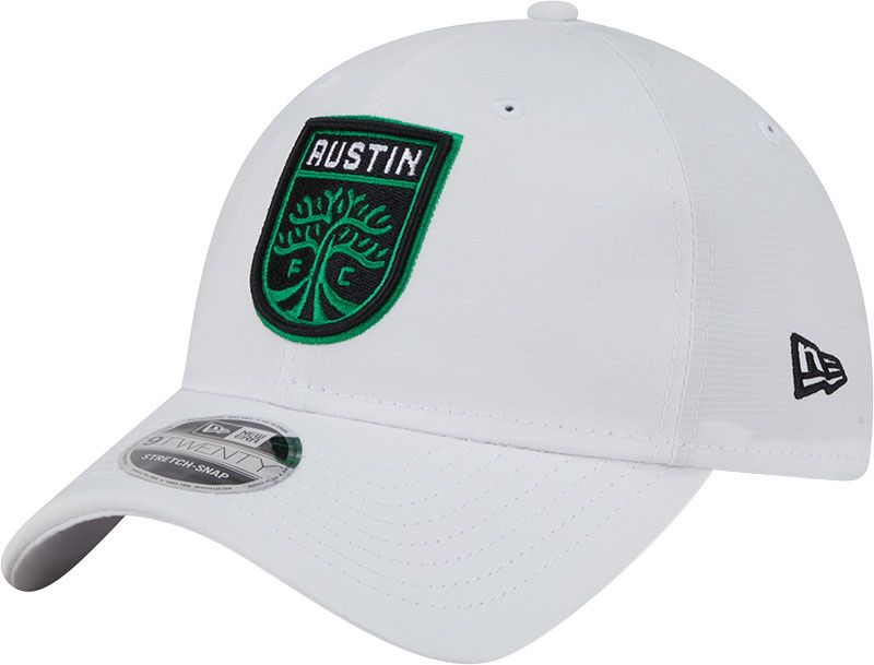 New Era Adult Austin FC White Rip Stop Slouch 9Twenty Adjustable Hat