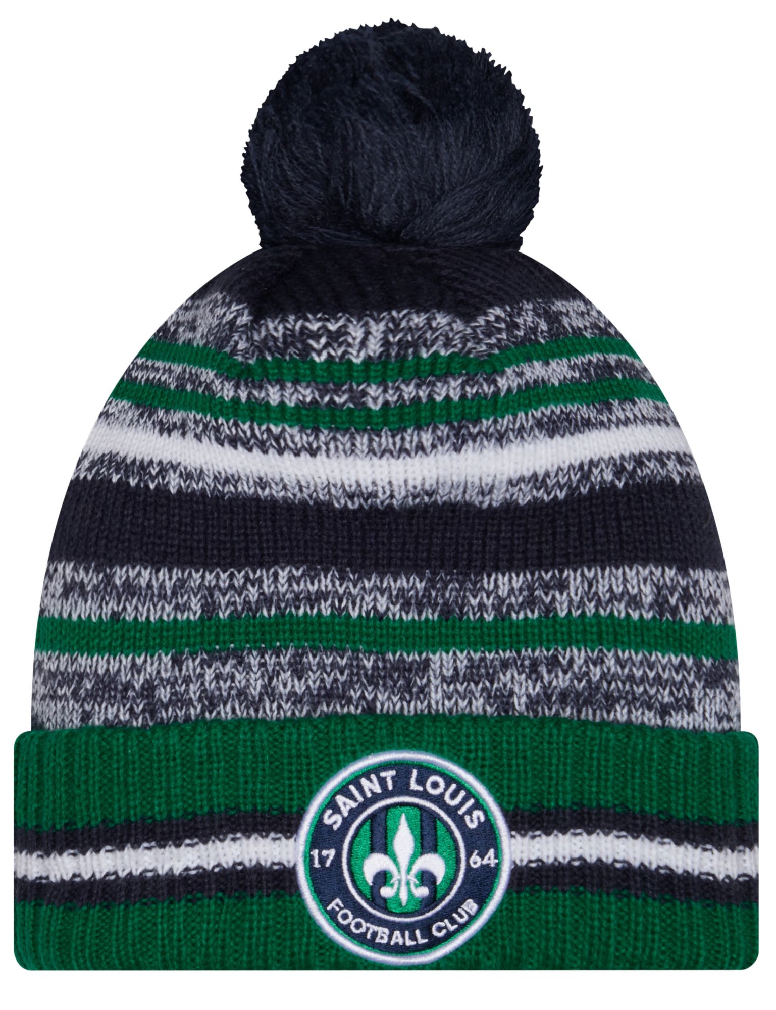 New Era Adult Sacramento Republic FC Navy 2025 Cheer Knit Hat