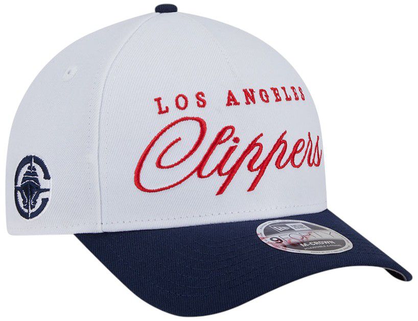 New Era Adult Los Angeles Clippers 2025 NBA Draft White 9Forty Adjustable Hat