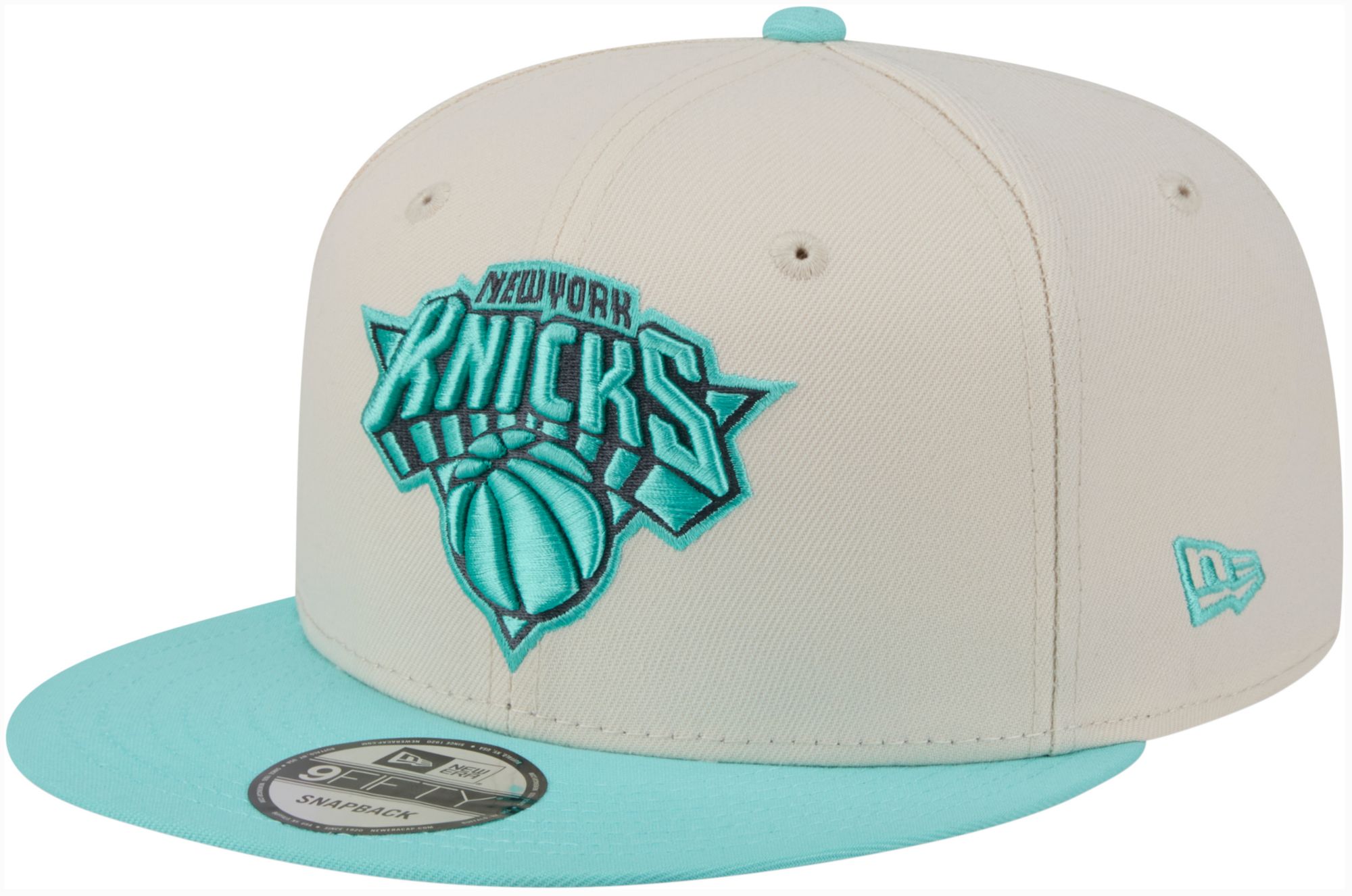 New Era Adult New York Knicks Tan 9Fifty 2-Tone Color Pack Hat