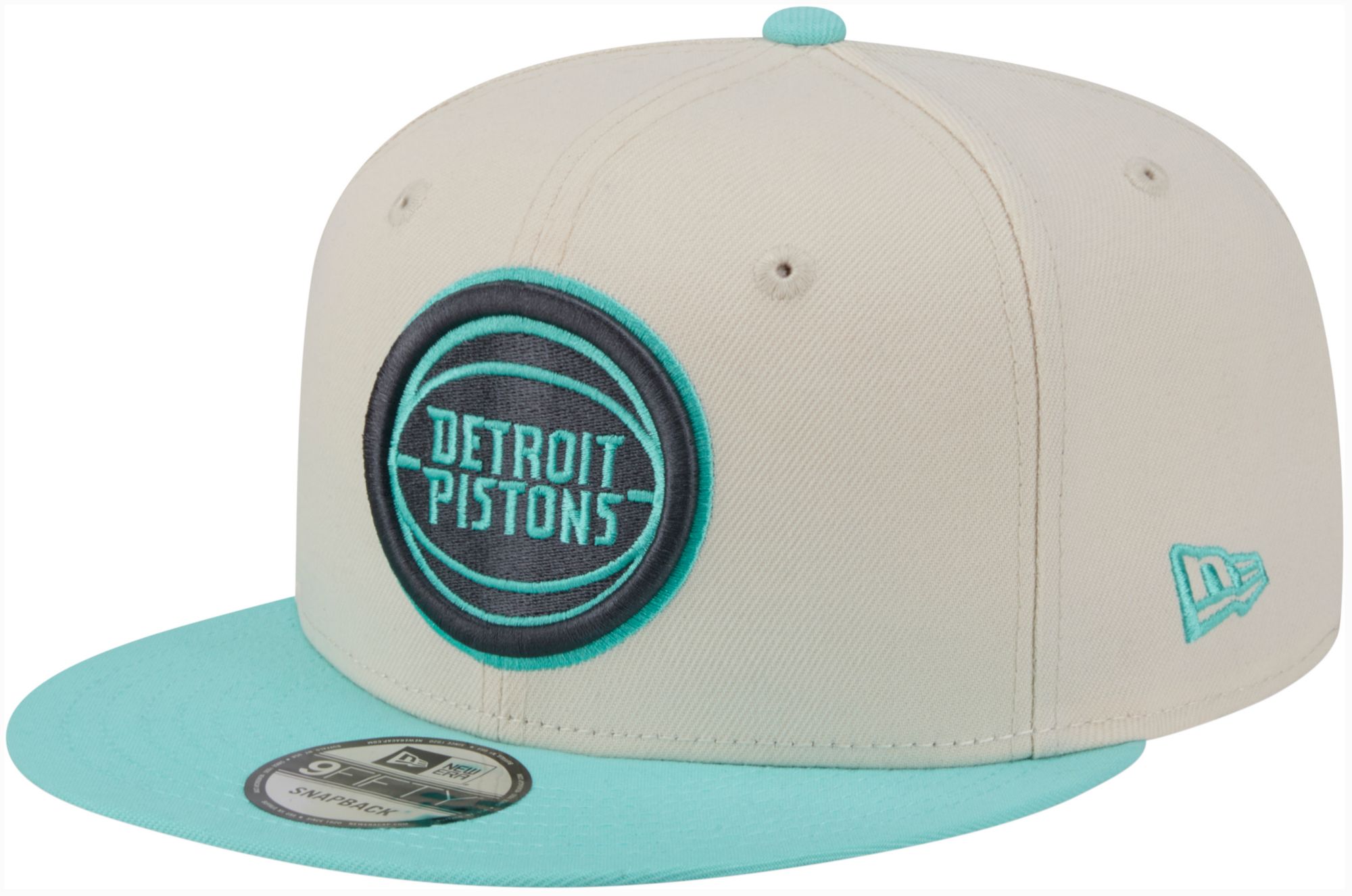 New Era Adult Detroit Pistons Tan 9Fifty 2-Tone Color Pack Hat