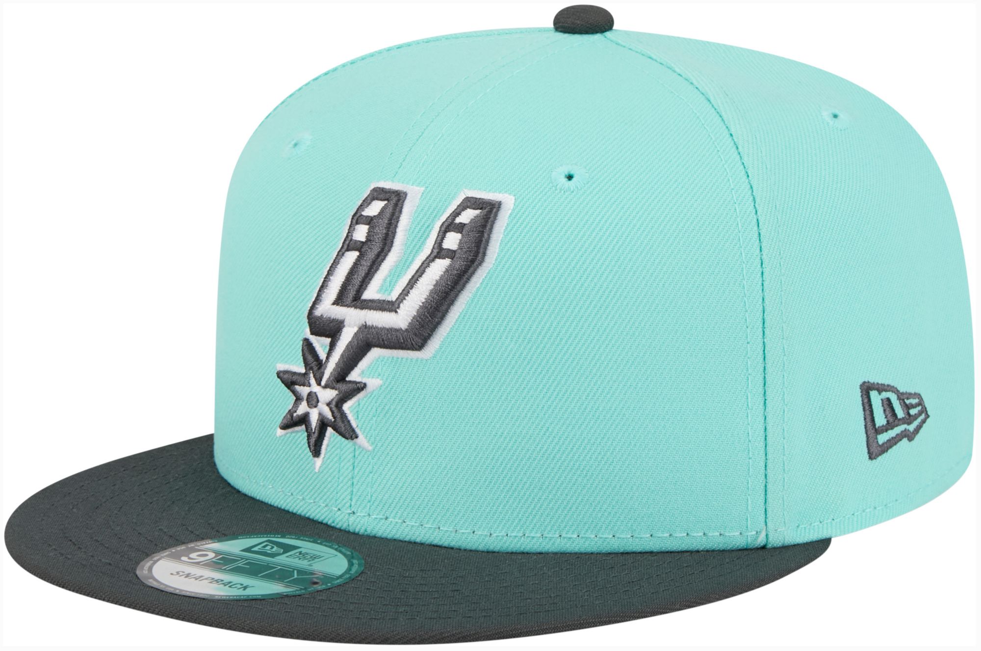 New Era Adult San Antonio Spurs Turquoise 9Fifty 2-Tone Color Pack Hat