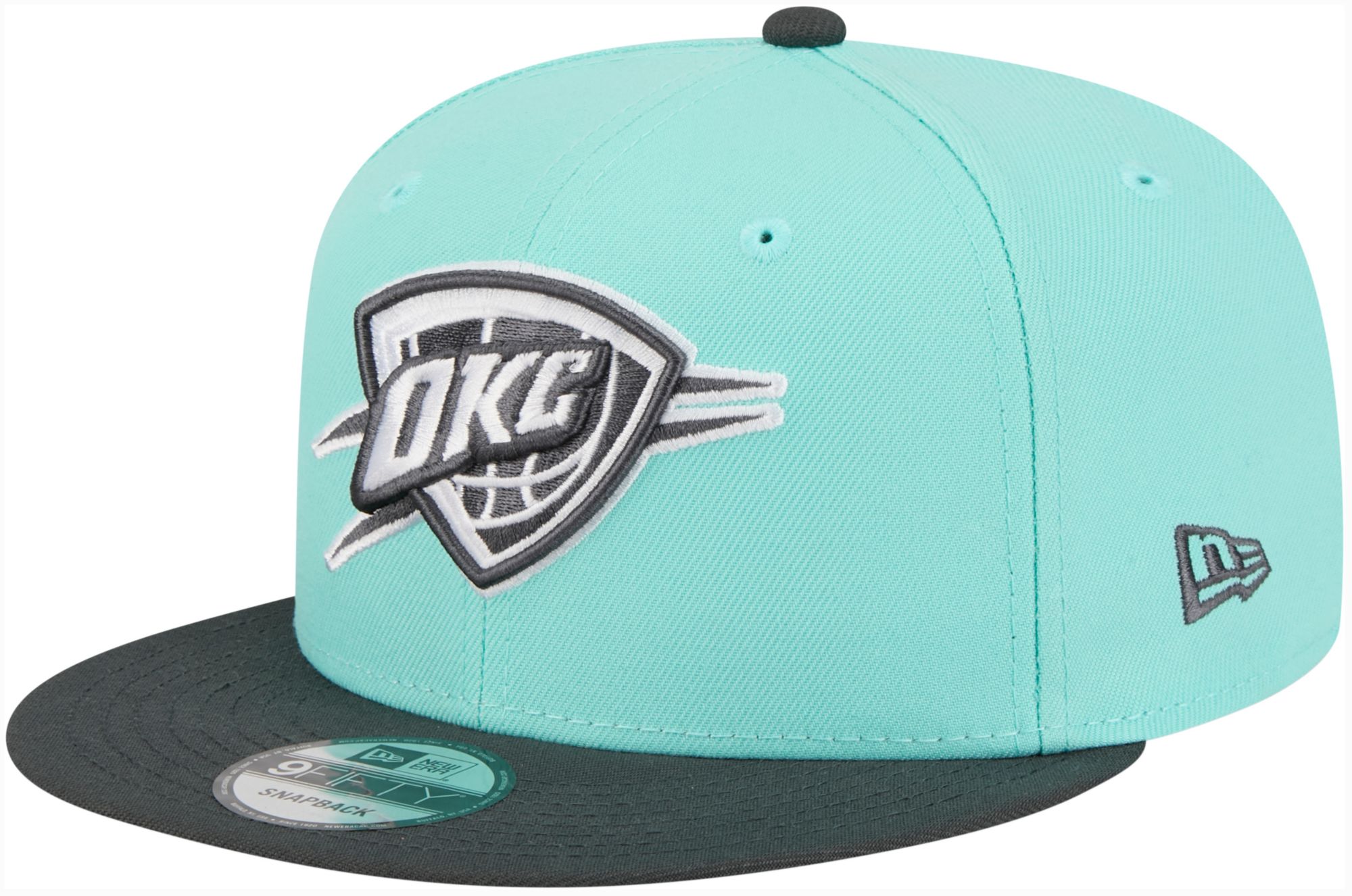 New Era Adult Oklahoma City Thunder Turquoise 9Fifty 2-Tone Color Pack Hat