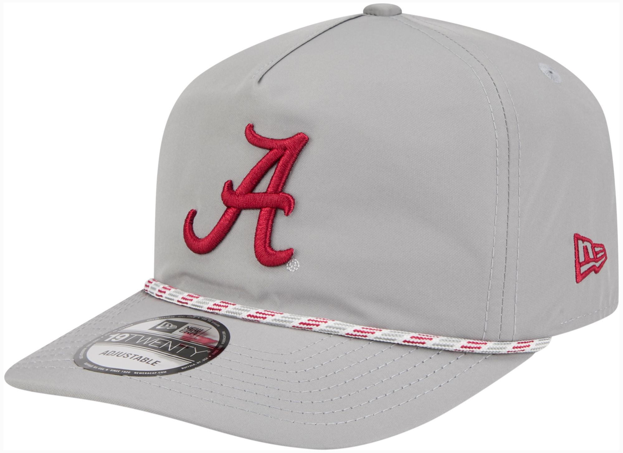 New Era Adult Alabama Crimson Tide Gray 19Twenty Featherweight Hat
