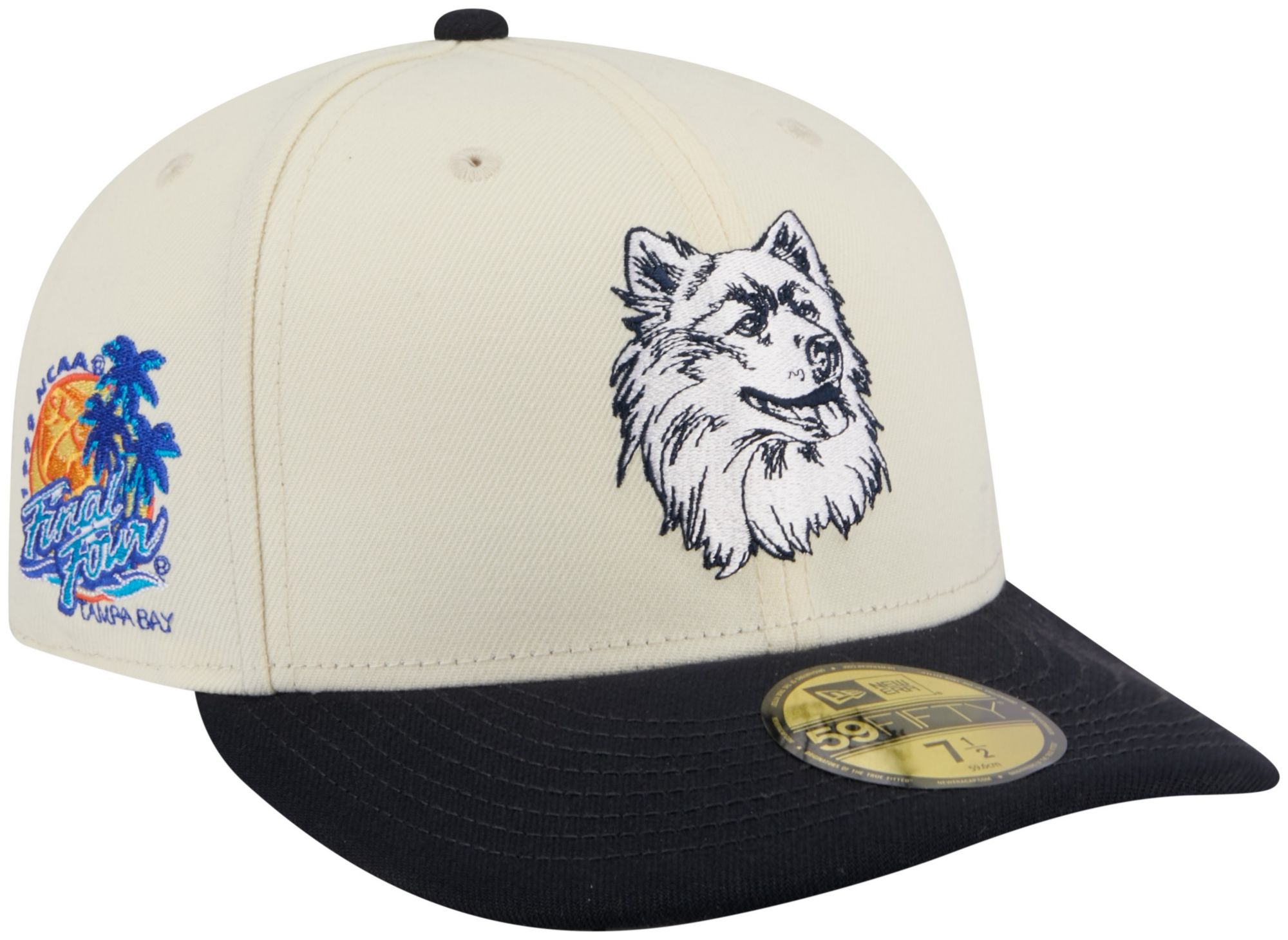 New Era Adult UConn Huskies White March Madness 59Fifty