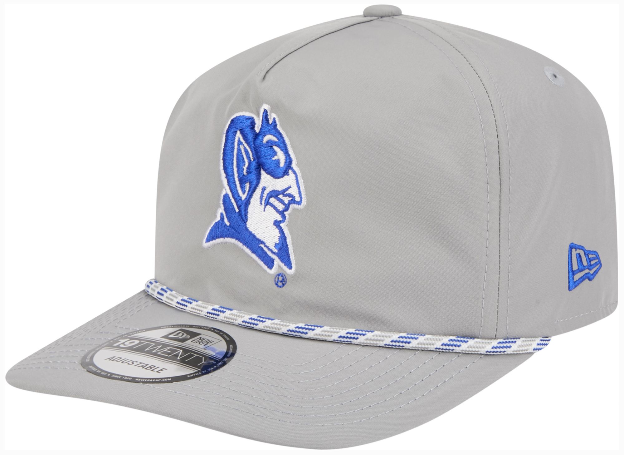 New Era Adult Duke Blue Devils Gray 19Twenty Featherweight Hat