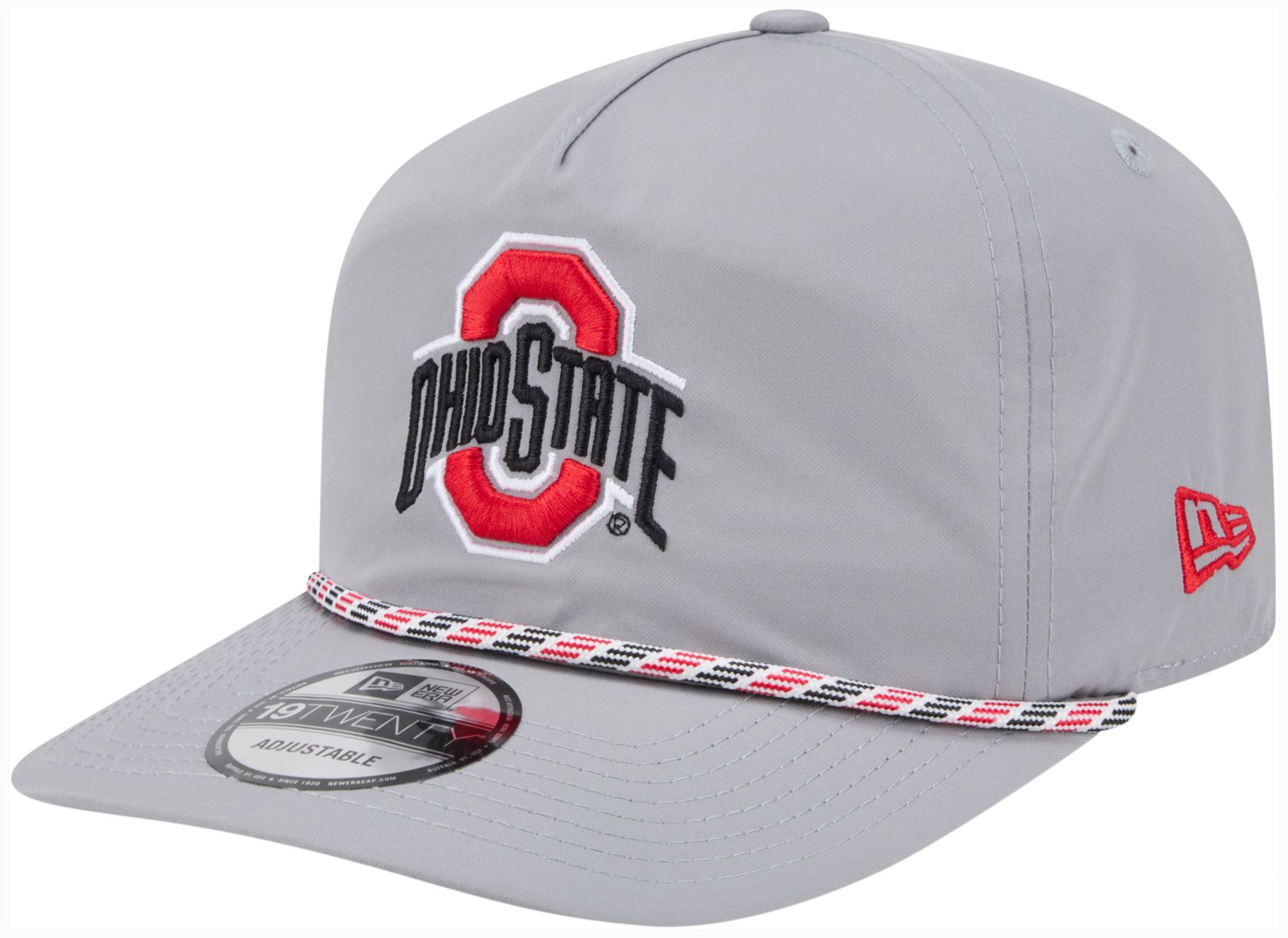 New Era Adult Ohio State Buckeyes Gray 19Twenty Featherweight Hat