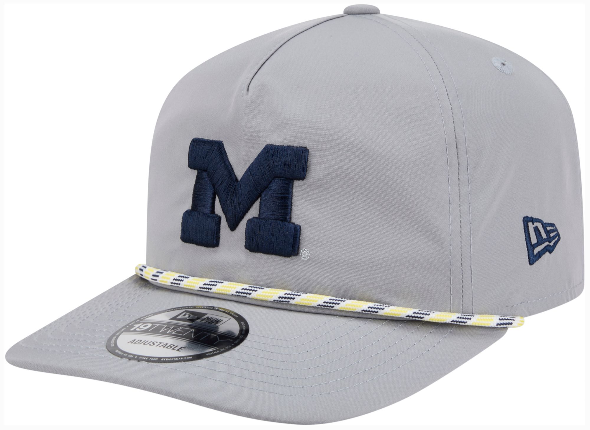 New Era Adult Michigan Wolverines Gray 19Twenty Featherweight Hat