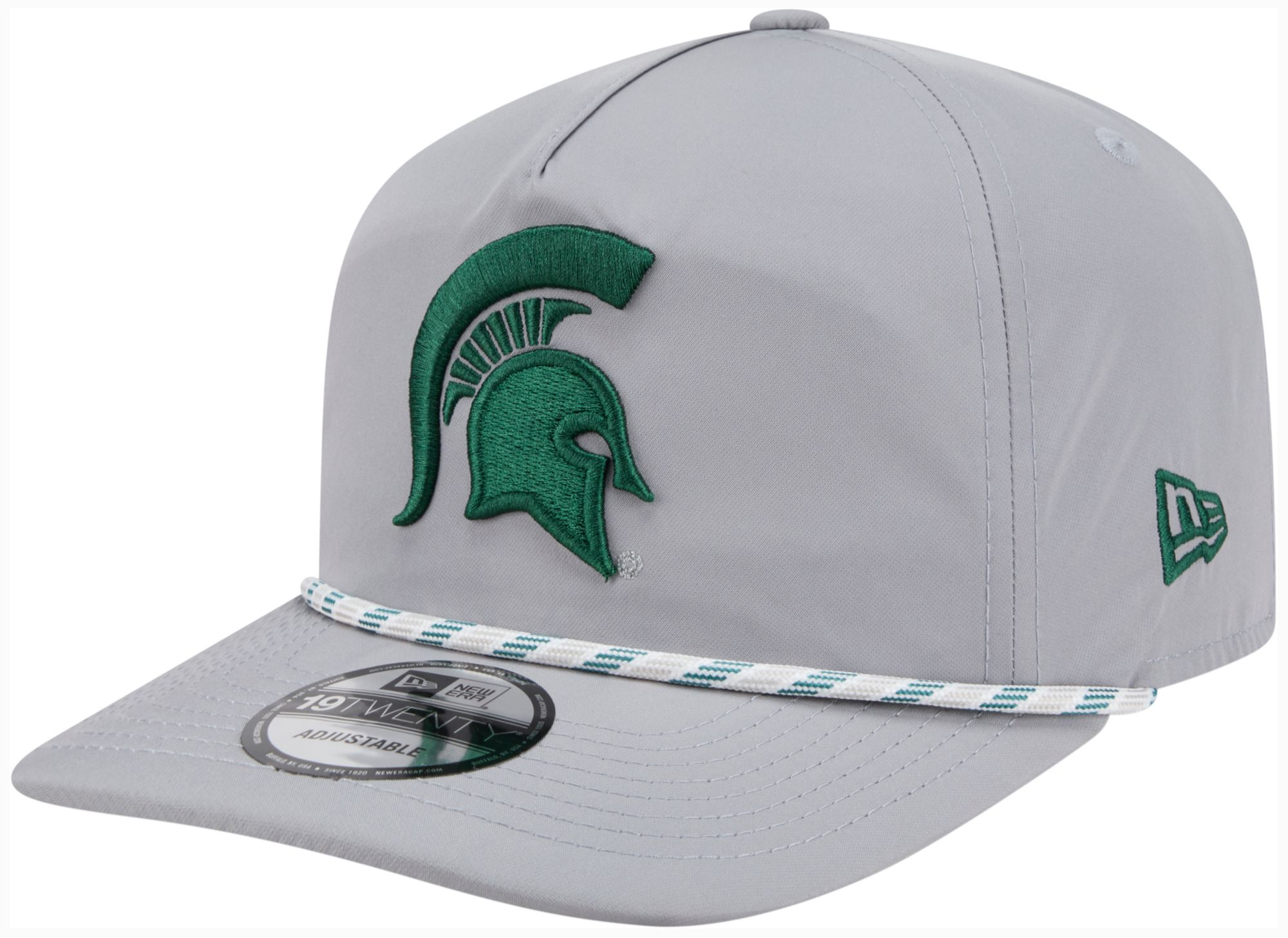 New Era Adult Michigan State Spartans Gray 19Twenty Featherweight Hat
