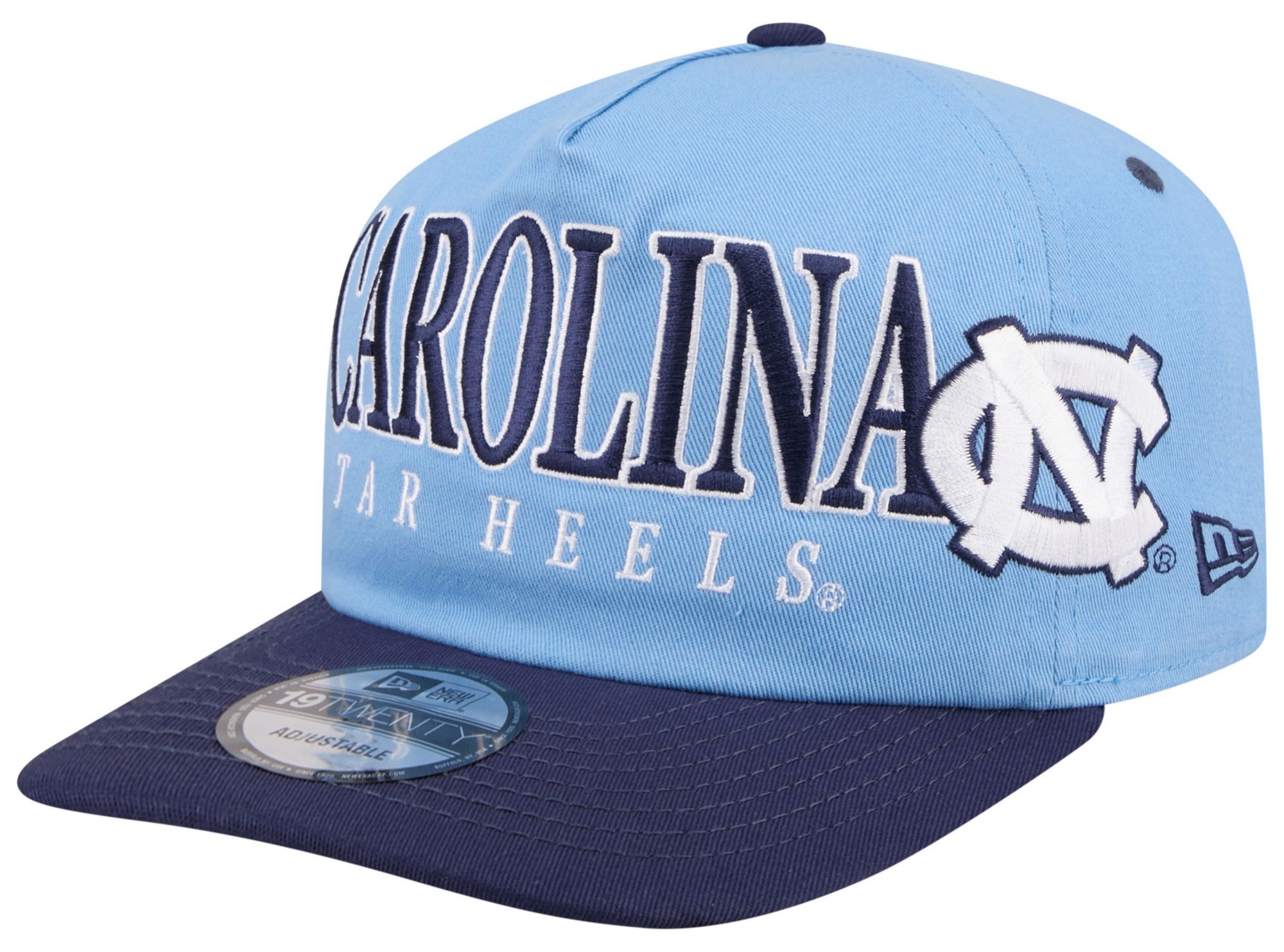 New Era Adult North Carolina Tar Heels Pastel Blue March Madness 19Twenty Adjustable Hat