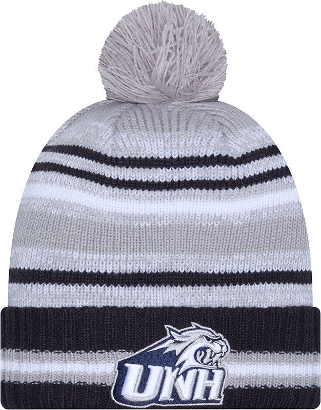 New Era Adult New Hampshire Wildcats Grey Cheer Knit Hat