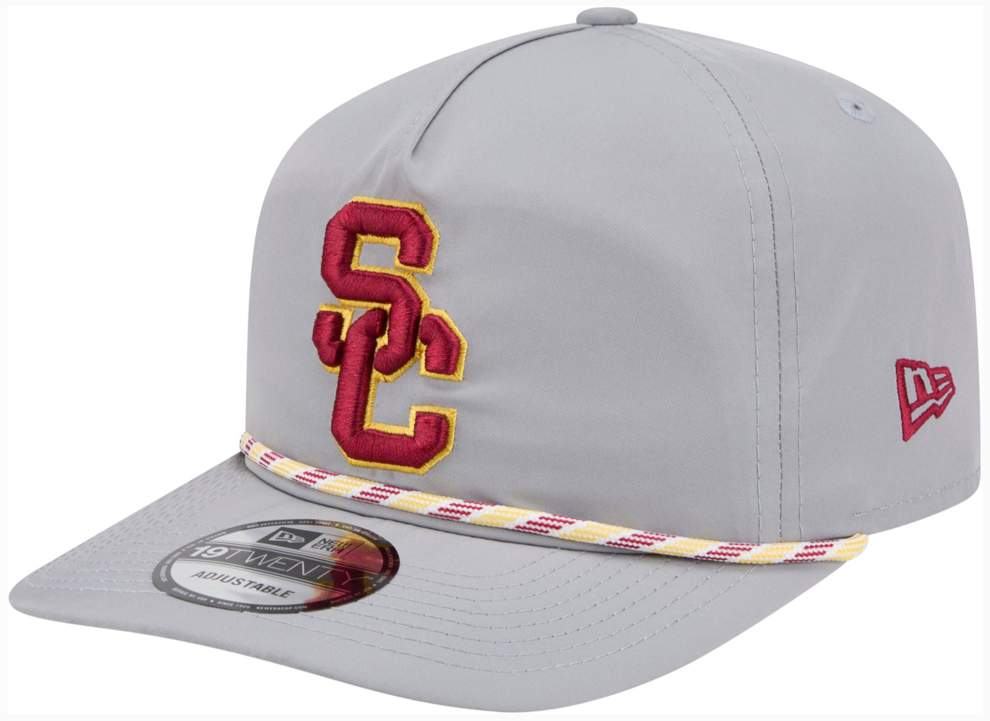 New Era Adult USC Trojans Gray 19Twenty Featherweight Hat