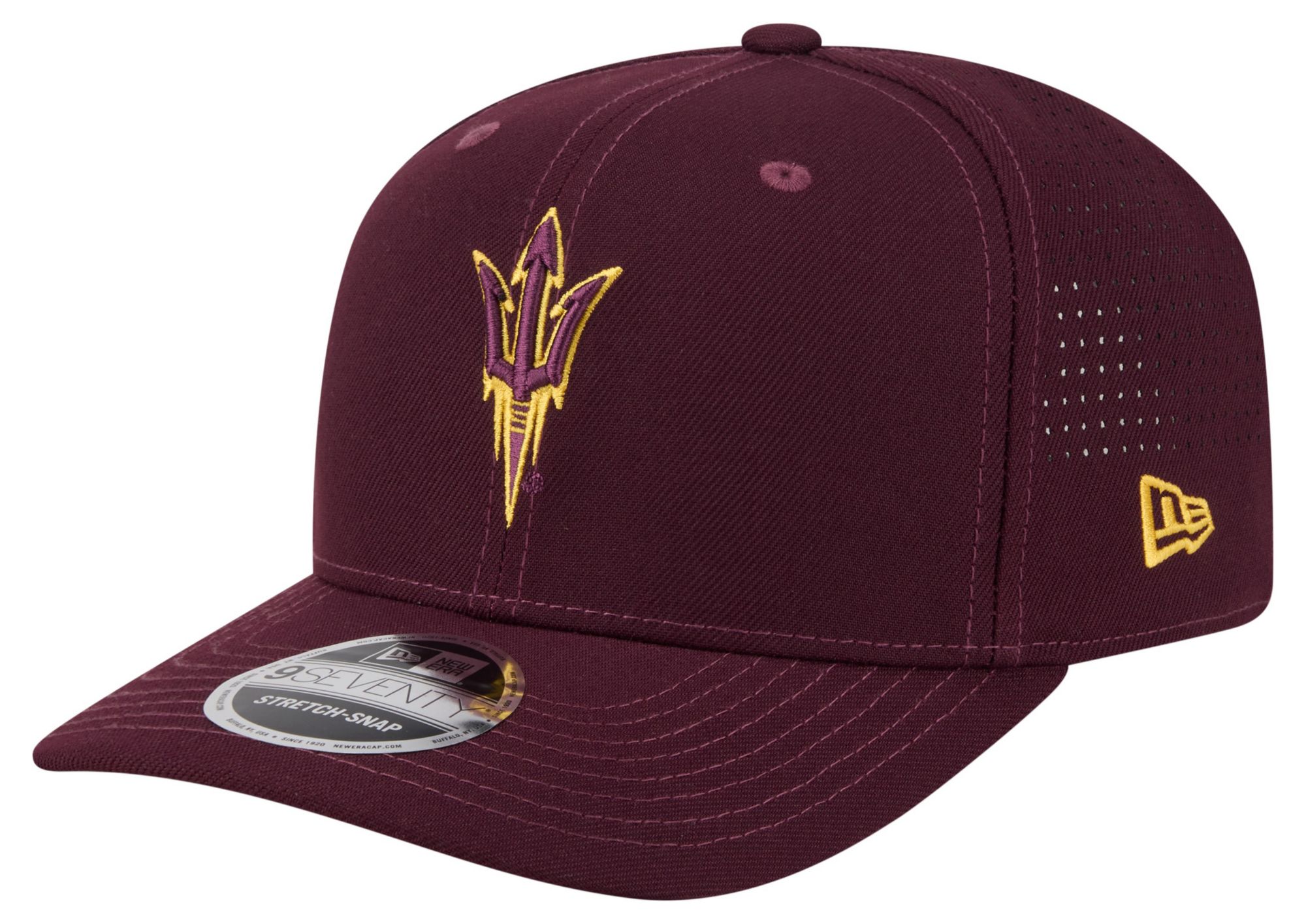 New Era Adult Arizona State Sun Devils Maroon 9Seventy Performance Adjustable Stretch-Snap Hat
