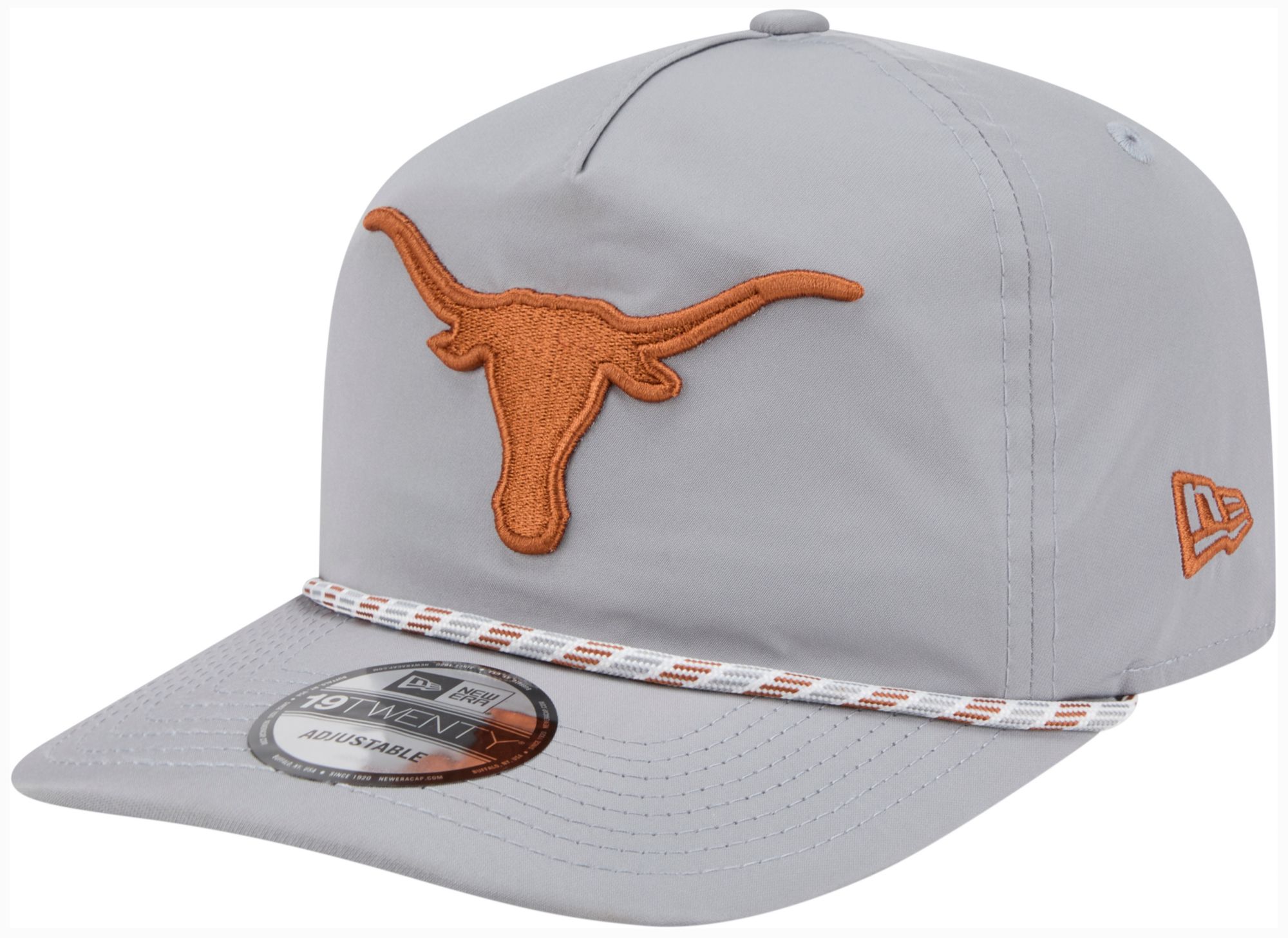 New Era Adult Texas Longhorns Gray 19Twenty Featherweight Hat