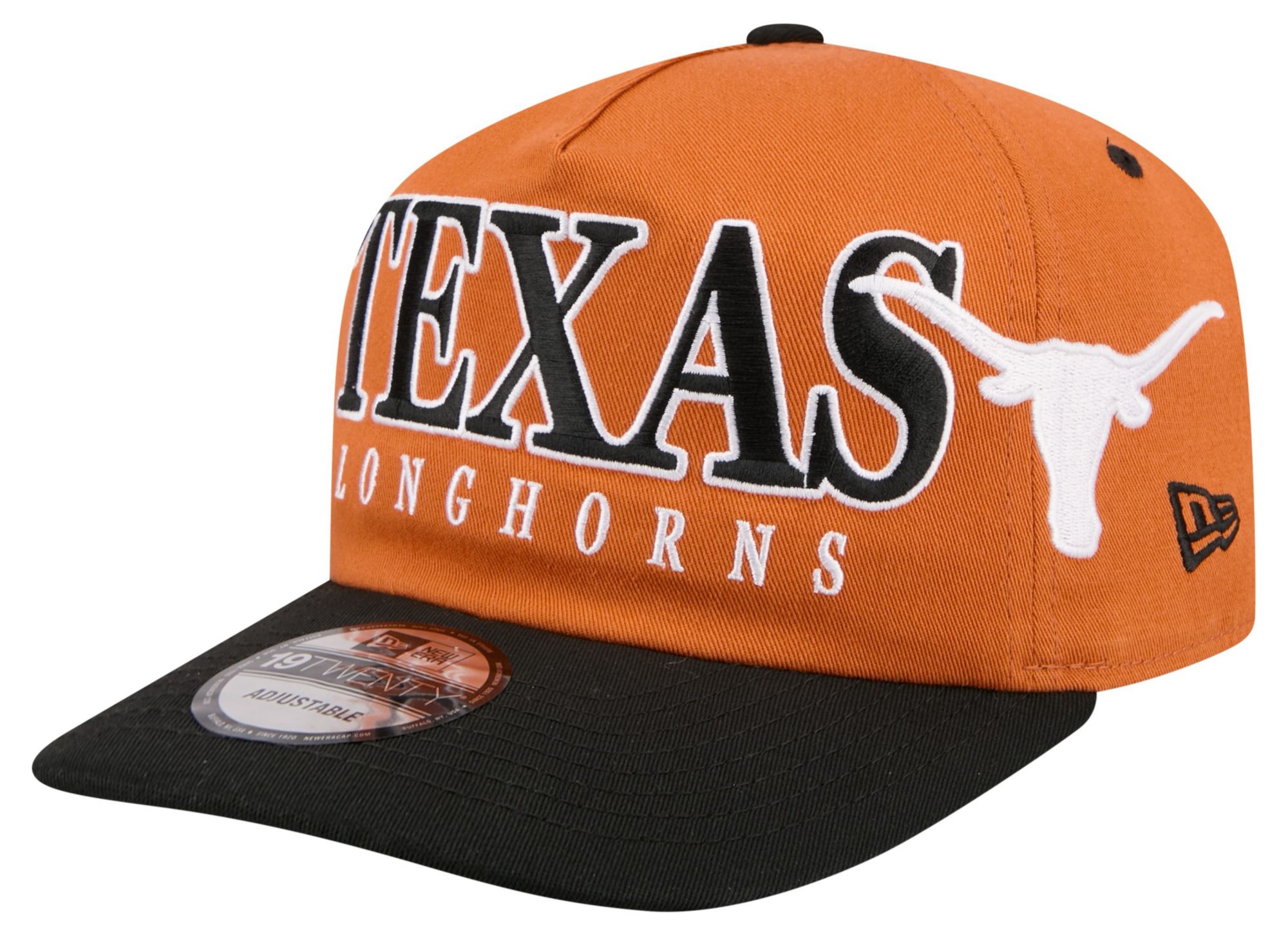 New Era Adult Texas Longhorns Rust March Madness 19Twenty Adjustable Hat