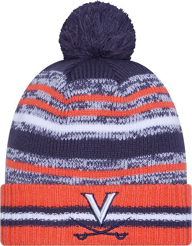 New Era Adult Virginia Cavaliers Navy Cheer Knit Hat