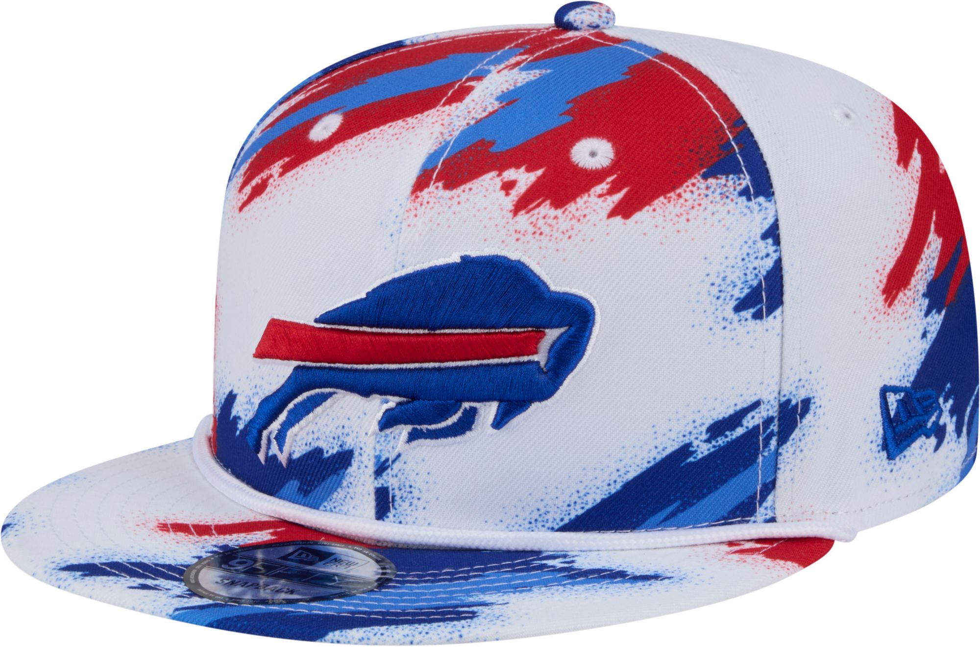 New Era Adult Buffalo Bills  Paint Blue 9fifty Adjustable Hat