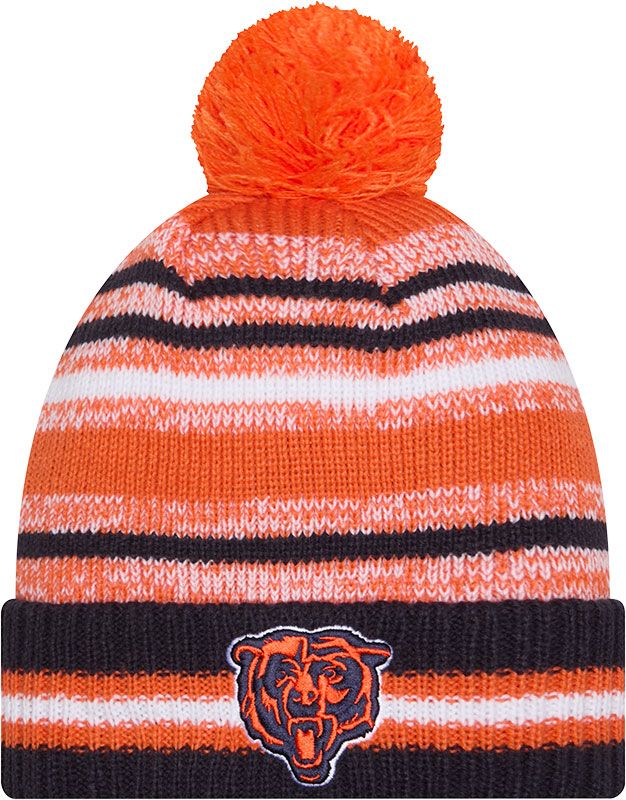 New Era Adult Chicago Bears Orange Cheer Knit Hat