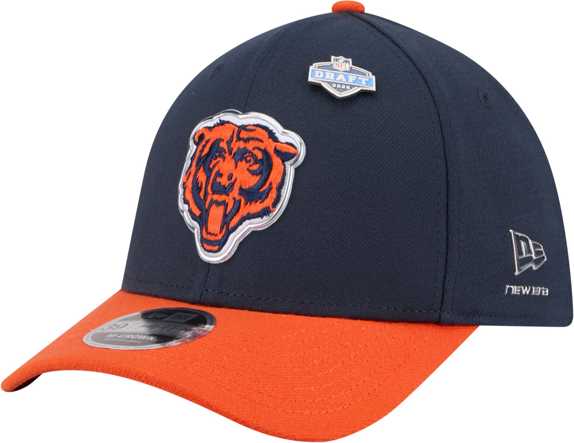 New Era Adult Chicago Bears NFL Draft 2026 39Thirty Adjustable Hat