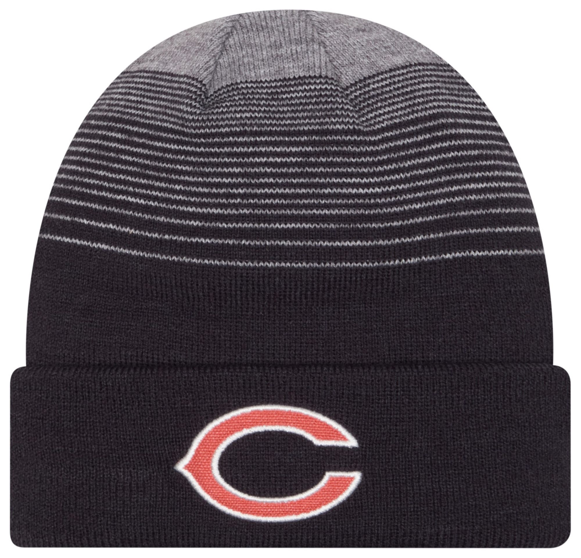 New Era Adult Chicago Bears Navy Gradient Knit Beanie