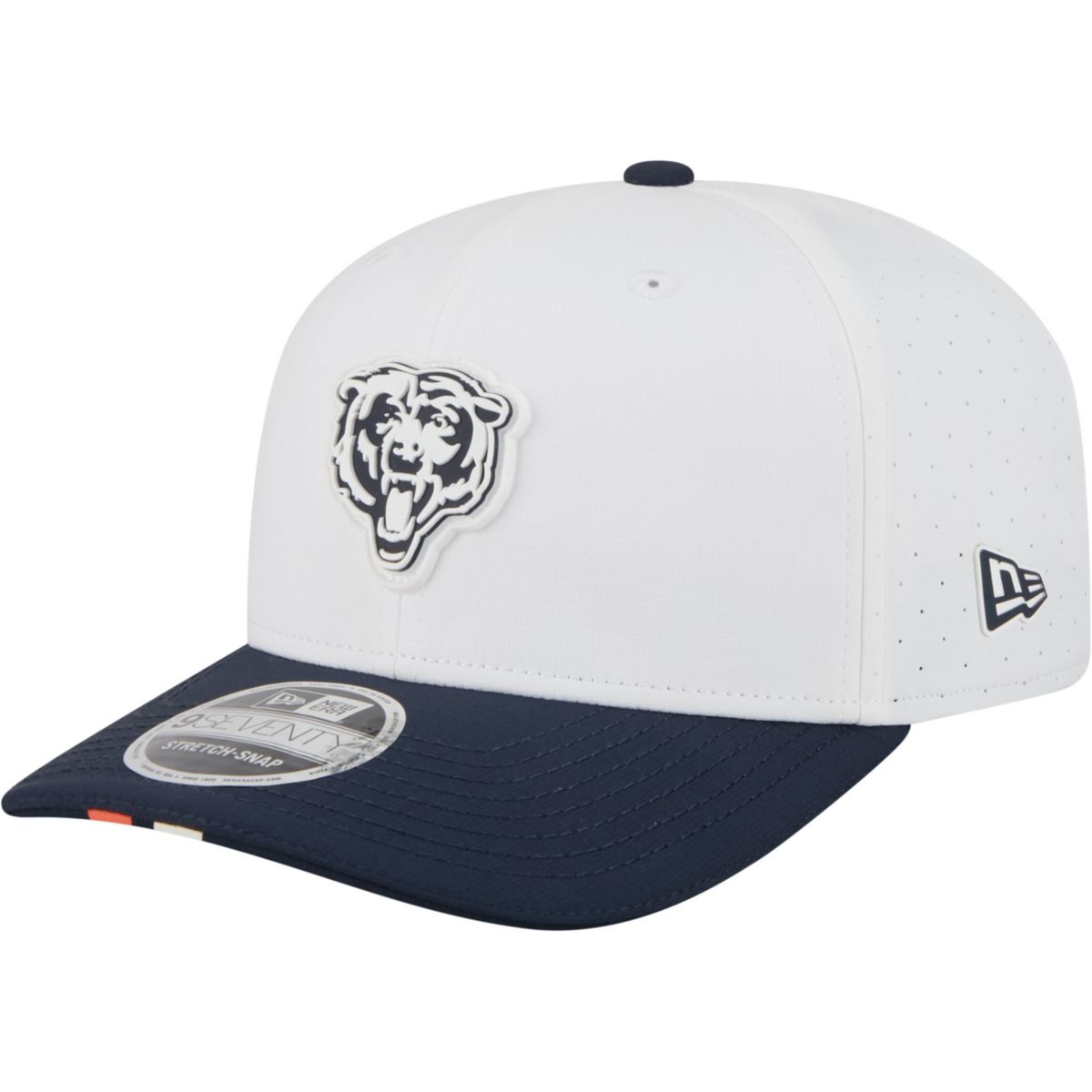 Chicago Bears キャップ 白と紺 スナップバック Chicago Bears キャップ 白と紺 スナップバック CHICAGO BEARS