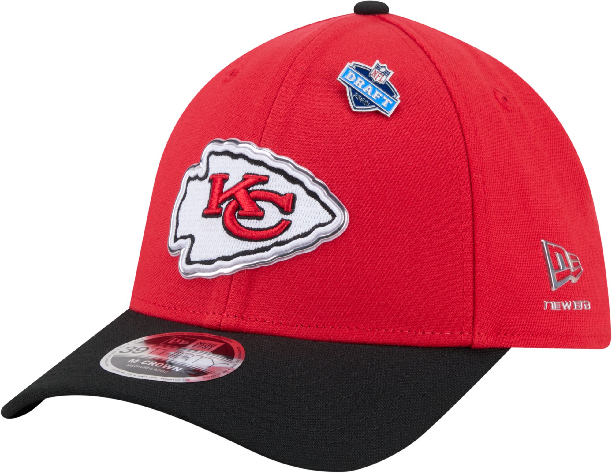 New Era Adult Kansas City Chiefs NFL Draft 2026 39Thirty Adjustable Hat