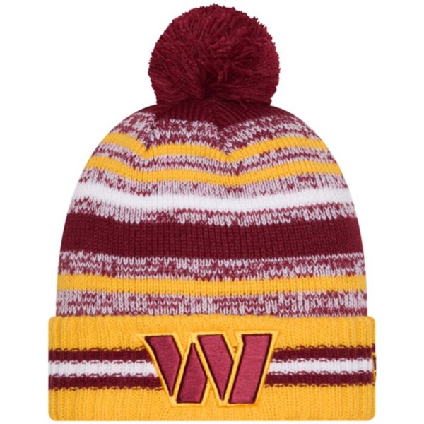 New Era Adult Washington Commanders Dark Red Cheer Knit Hat